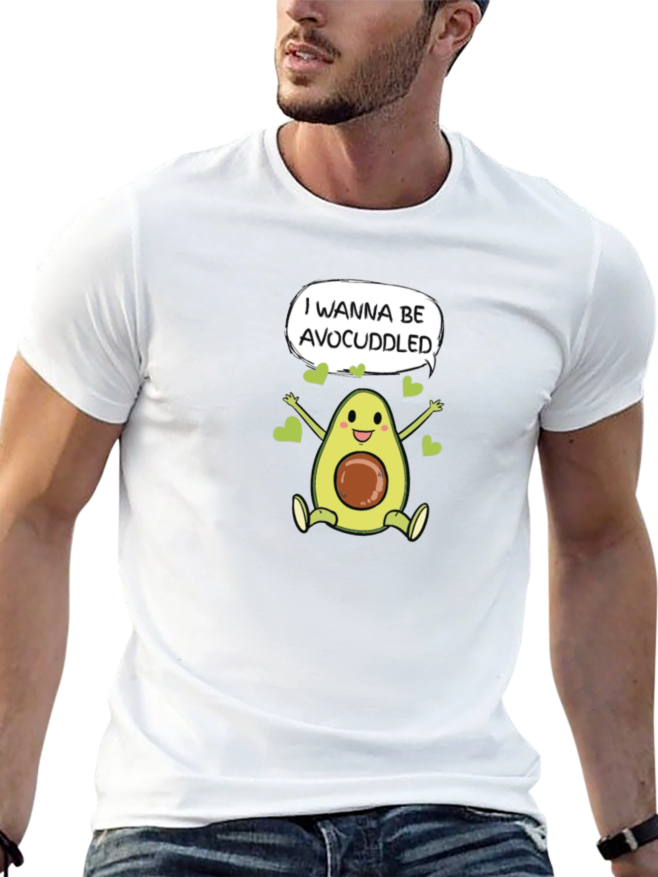 Avocuddled T-Shirt - Cute Avocado Graphic Tee