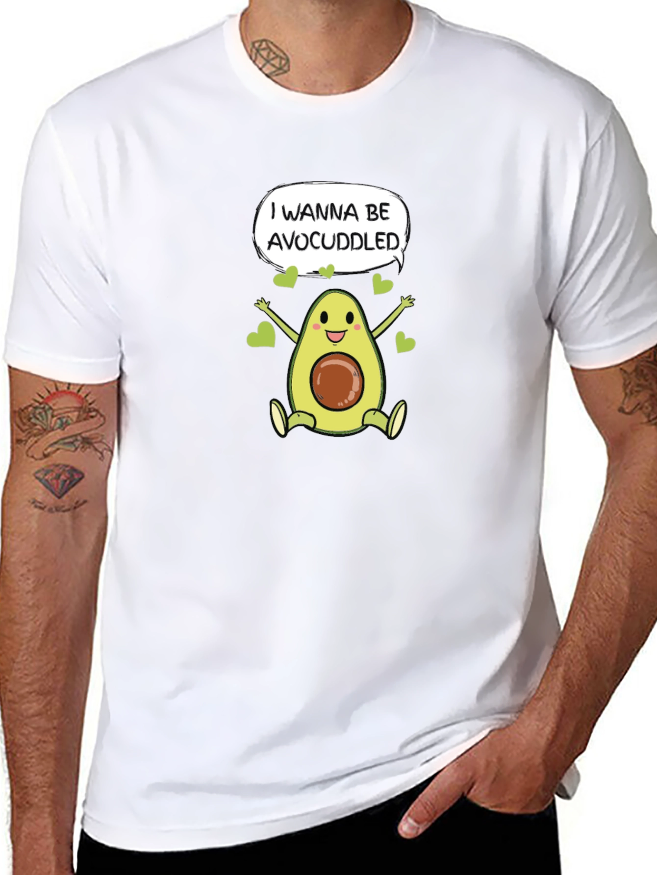Avocuddled T-Shirt - Cute Avocado Graphic Tee