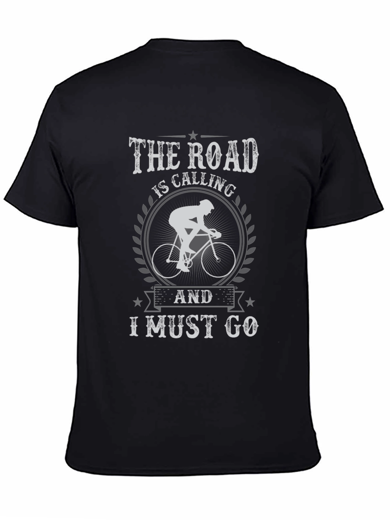 Cycling T-Shirt: The Road is Calling
