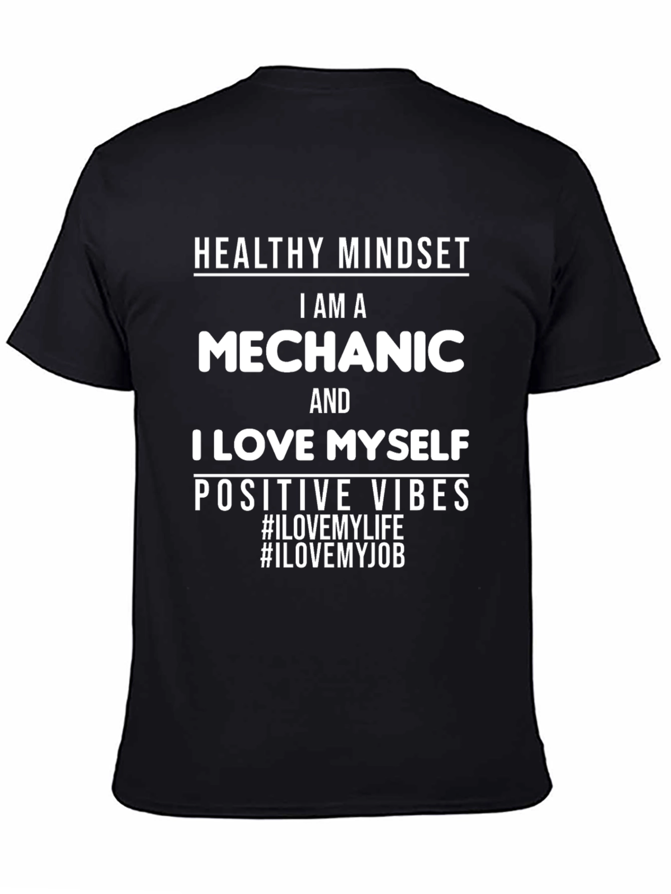 Mechanic I Love Myself T-Shirt Positive Vibes