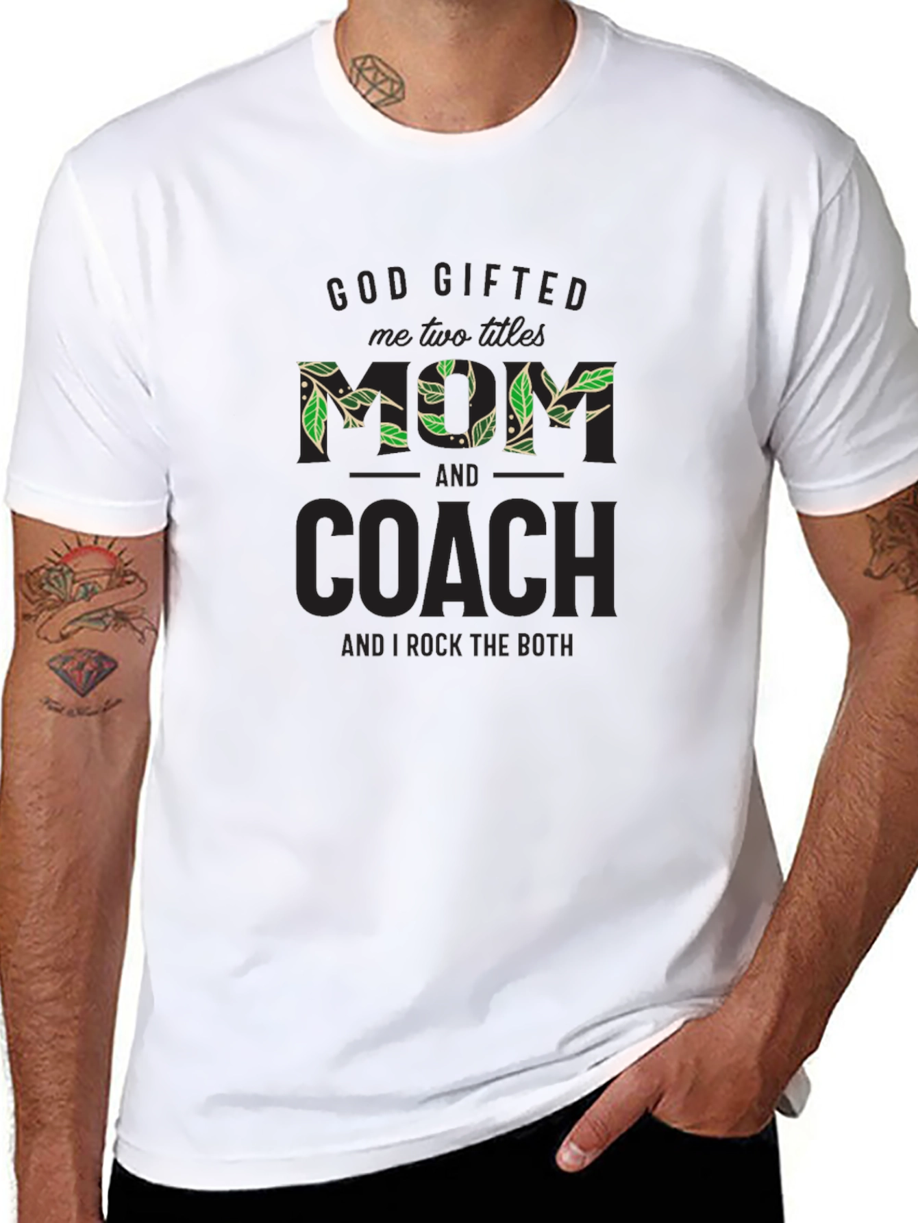 Mom and Coach Graphic T-Shirt