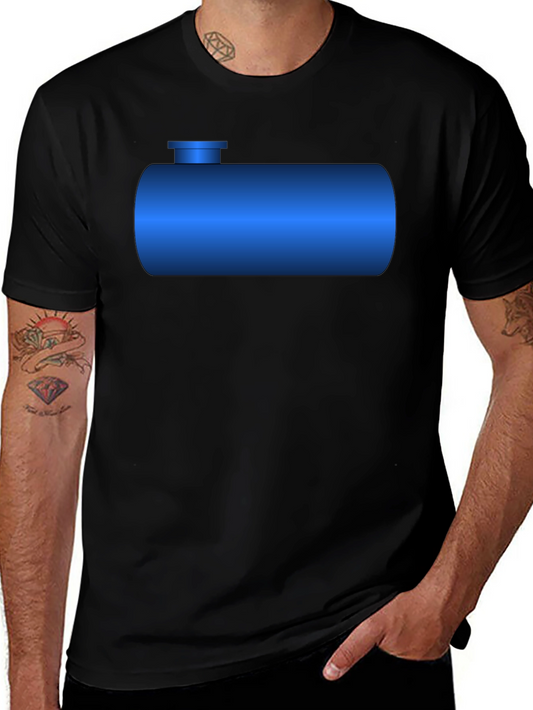 Blue Tank T-Shirt - Novelty Graphic Tee