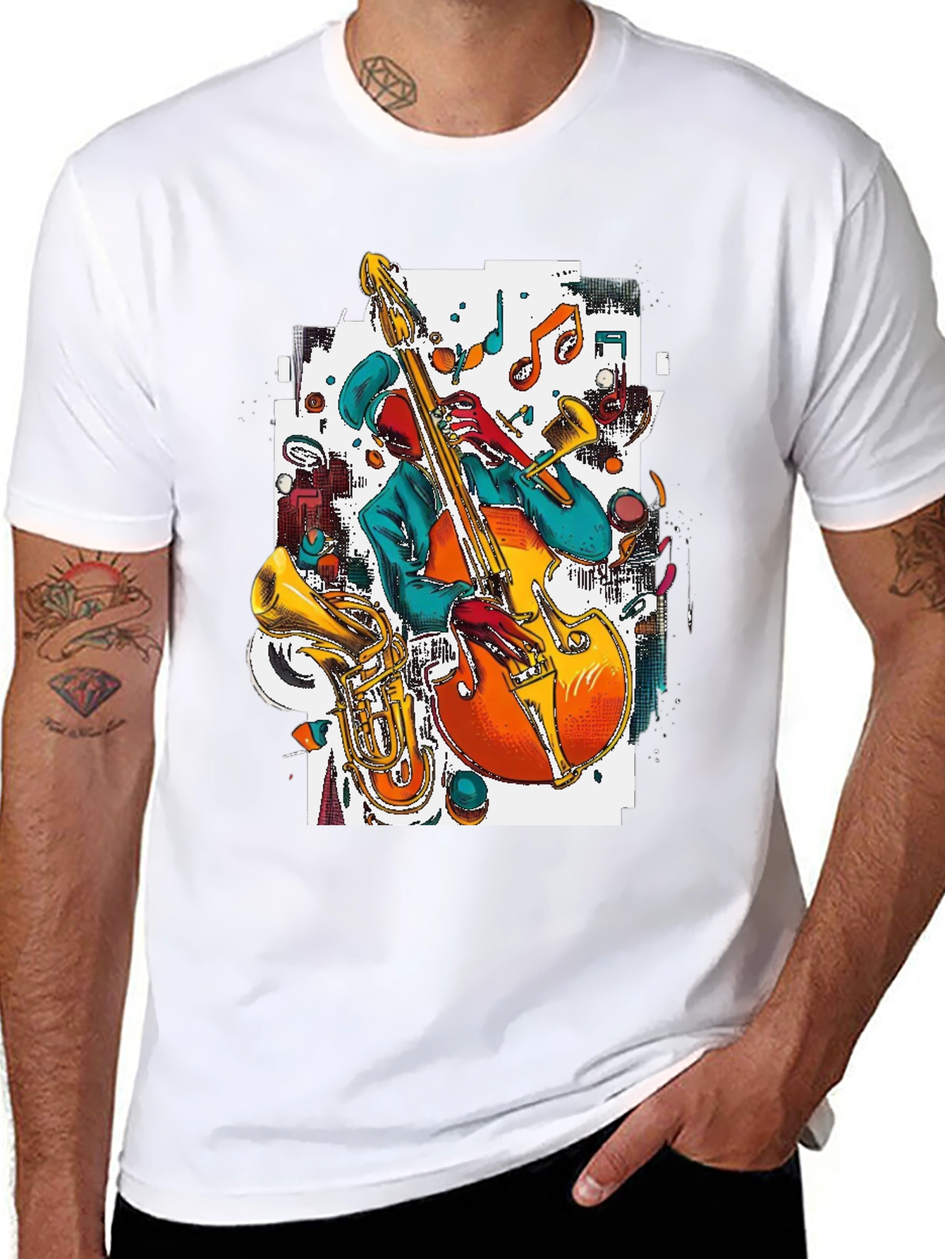 Jazz Musician Graphic Tee