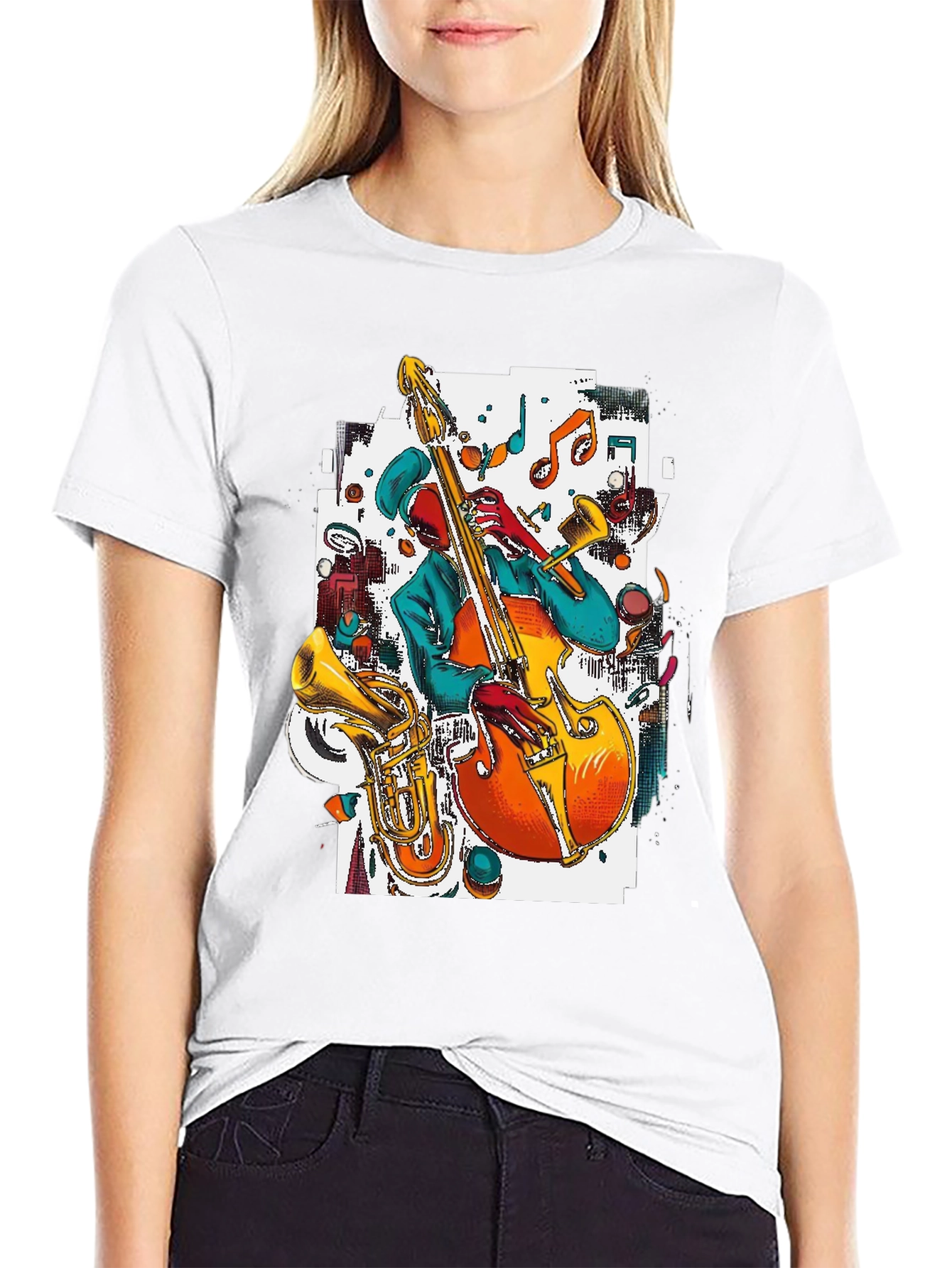 Jazz Musician Graphic Tee