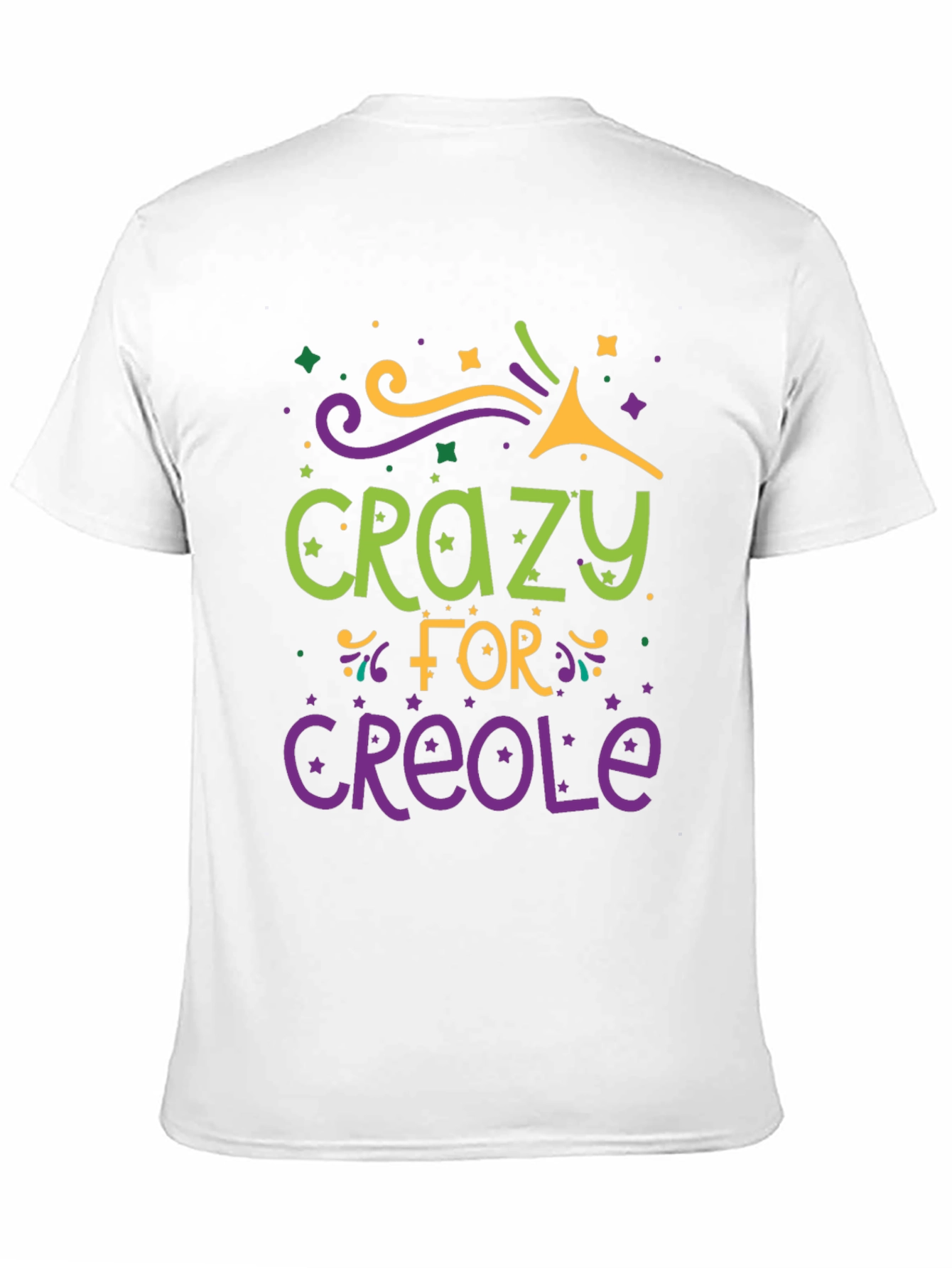 Crazy for Creole Graphic Tee - Black