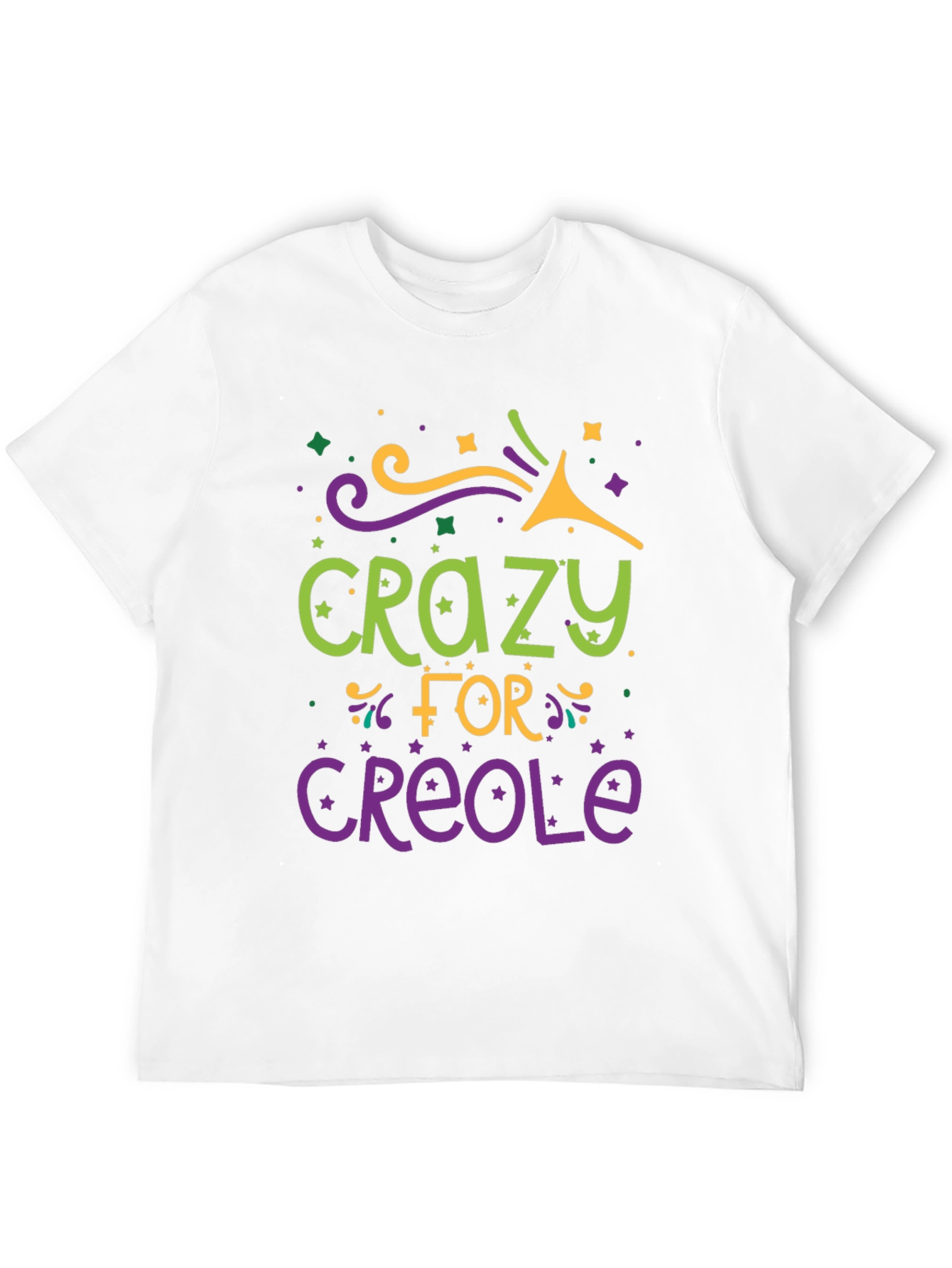 Crazy for Creole Graphic Tee - Black
