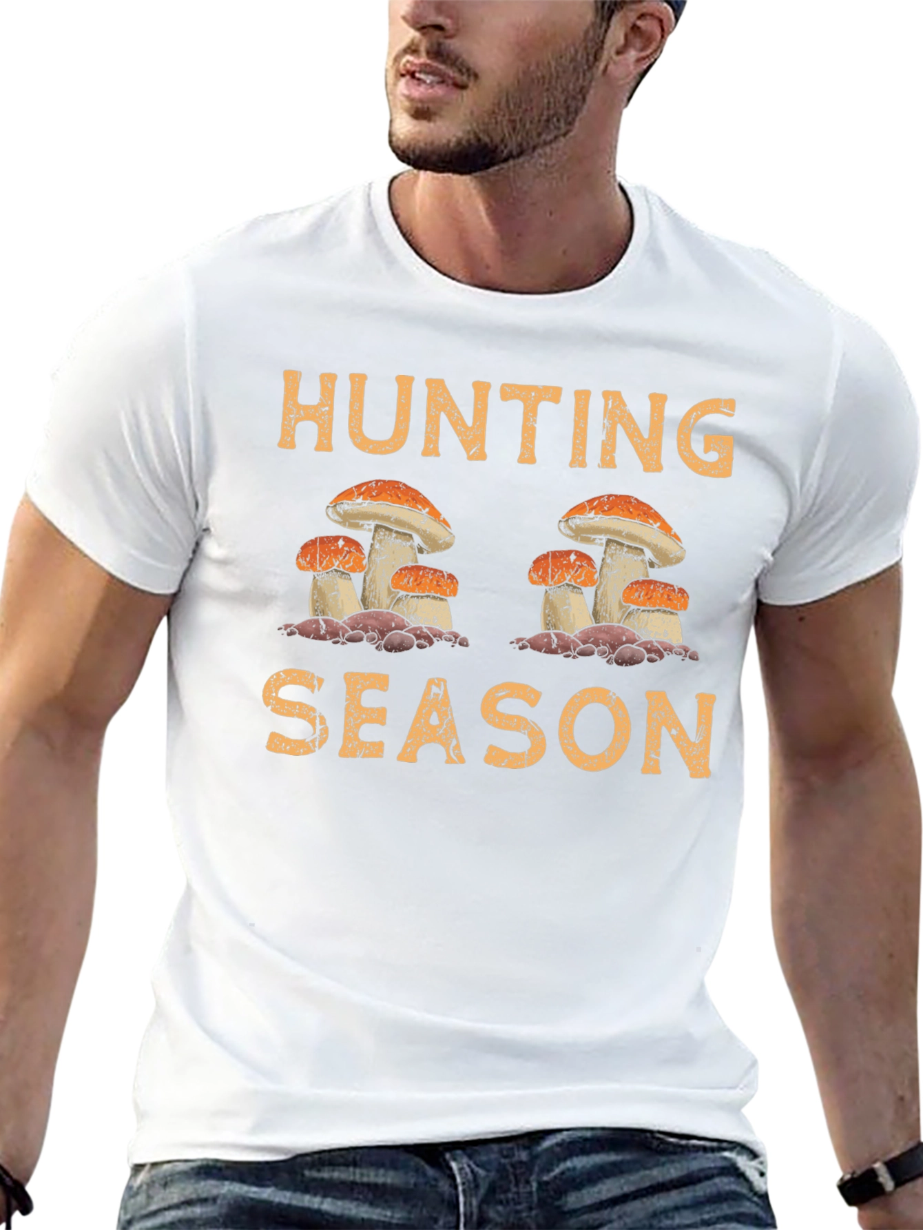 Hunting Season Mushroom Graphic Tee