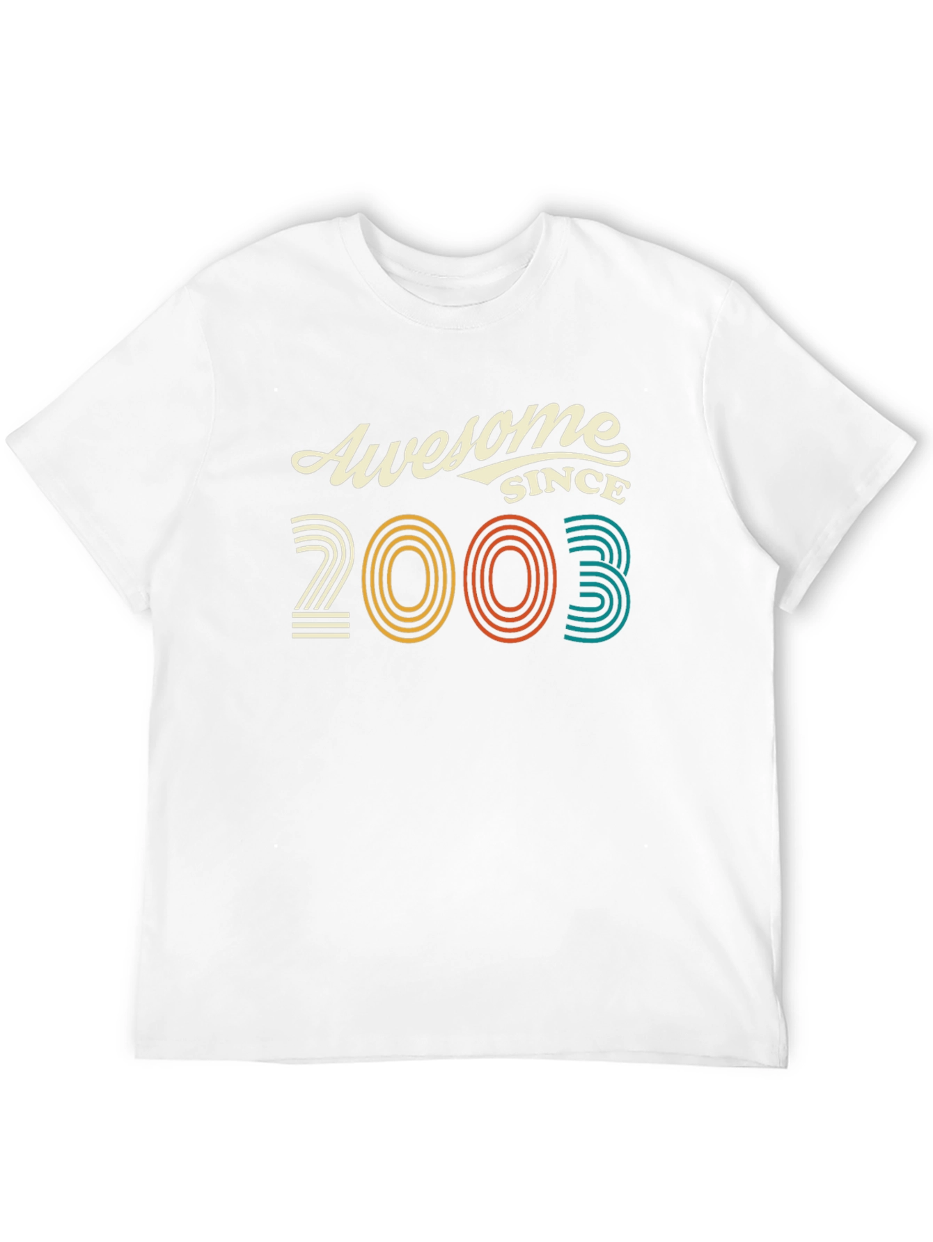 Awesome Since 2003 Black Graphic Tee