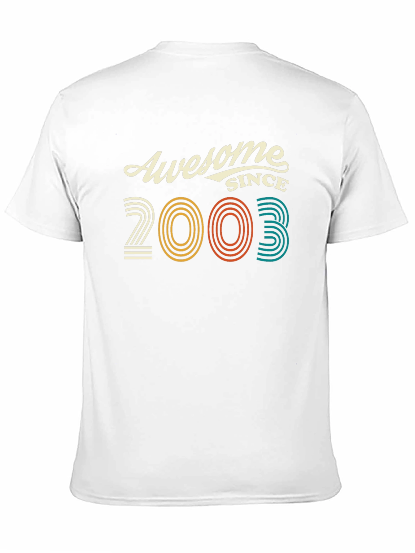 Awesome Since 2003 Black Graphic Tee