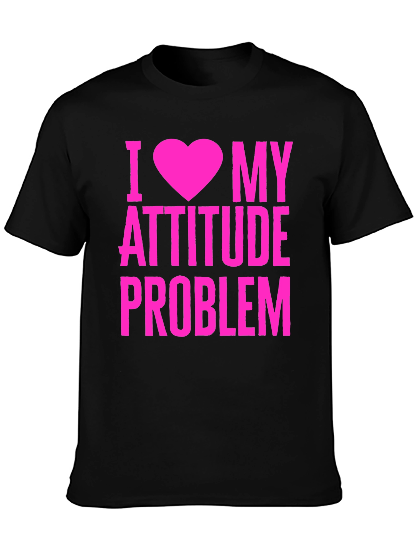 I Heart My Attitude Problem Graphic T-Shirt