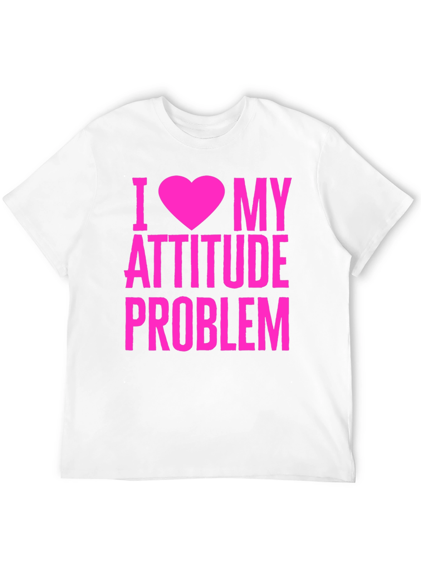 I Heart My Attitude Problem Graphic T-Shirt