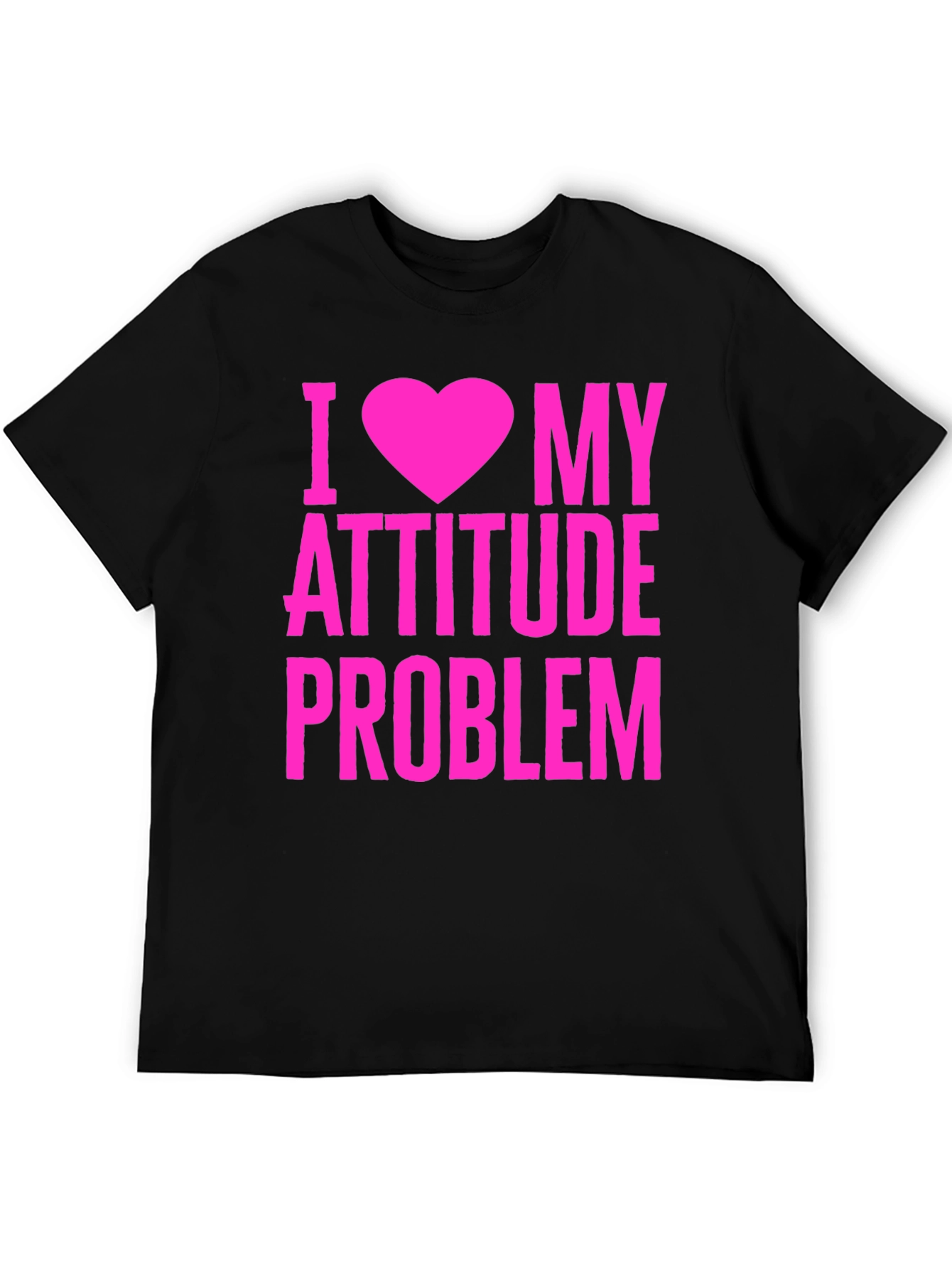I Heart My Attitude Problem Graphic T-Shirt