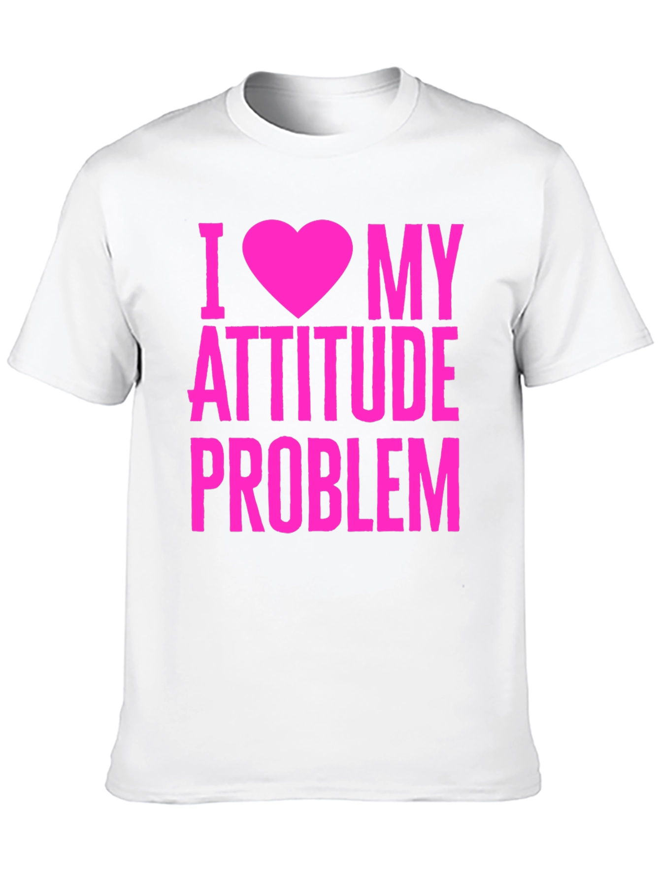 I Heart My Attitude Problem Graphic T-Shirt