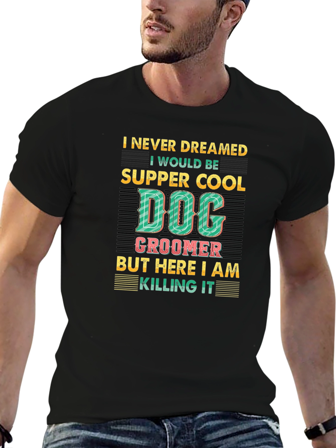 Dog Groomer T-Shirt - Supper Cool Design