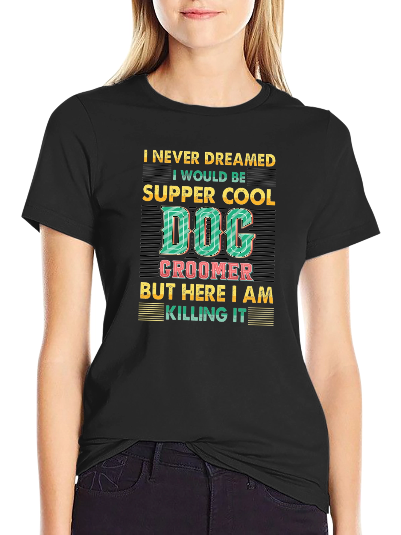 Dog Groomer T-Shirt - Supper Cool Design