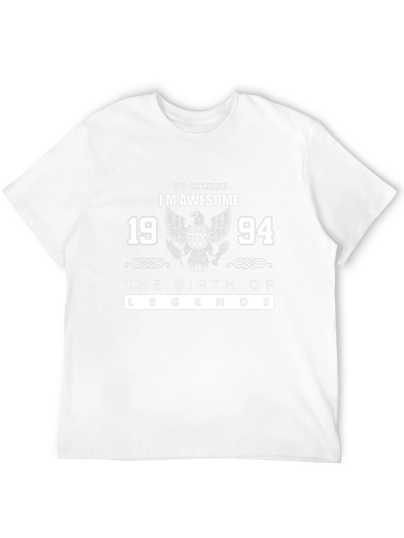 Awesome Birth Year Legend T-Shirt - Black