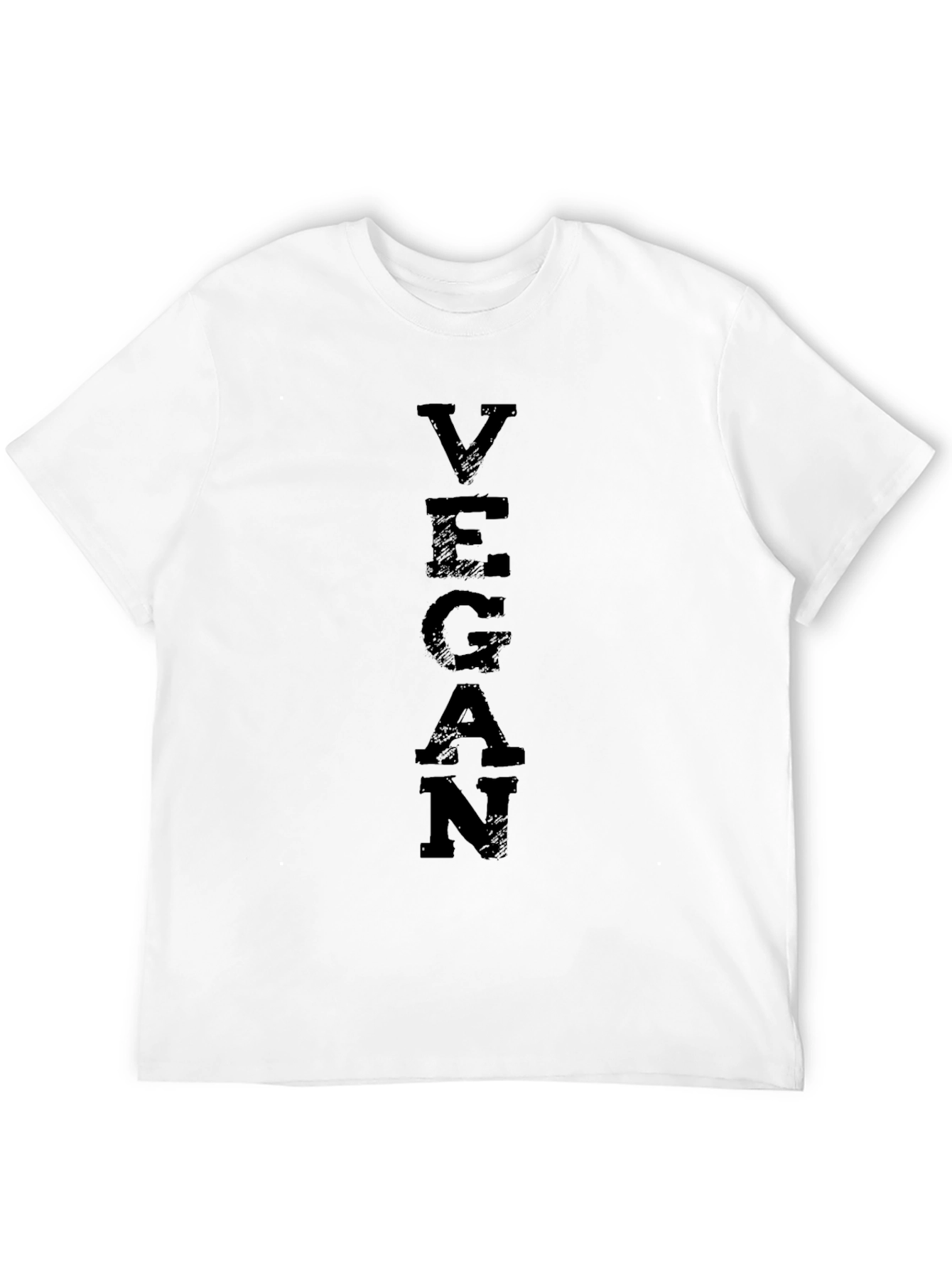Vegan Graphic Tee - Black Unisex T-Shirt