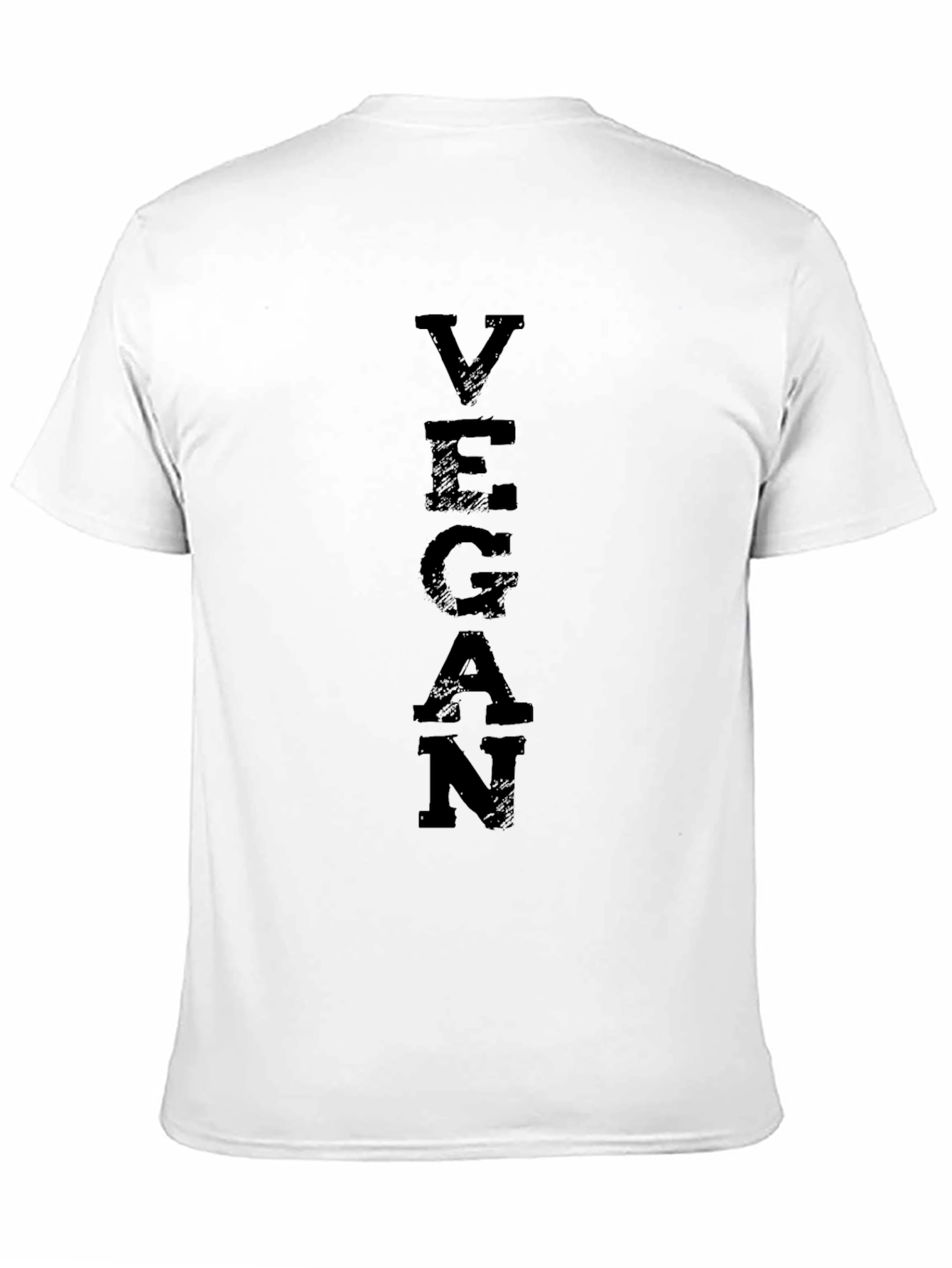 Vegan Graphic Tee - Black Unisex T-Shirt
