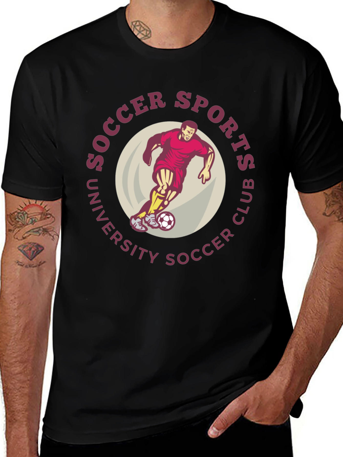 Soccer Sports Club University T-Shirt