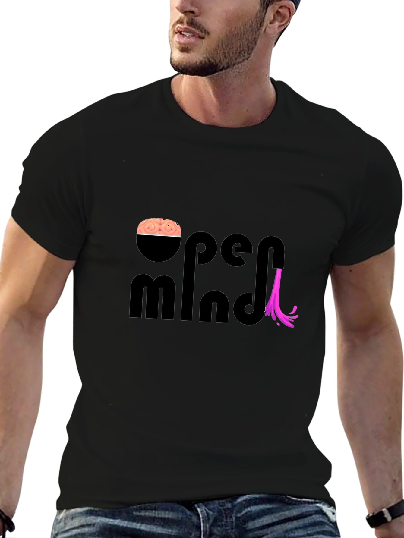 Open Mind T-Shirt - Creative Brain Design