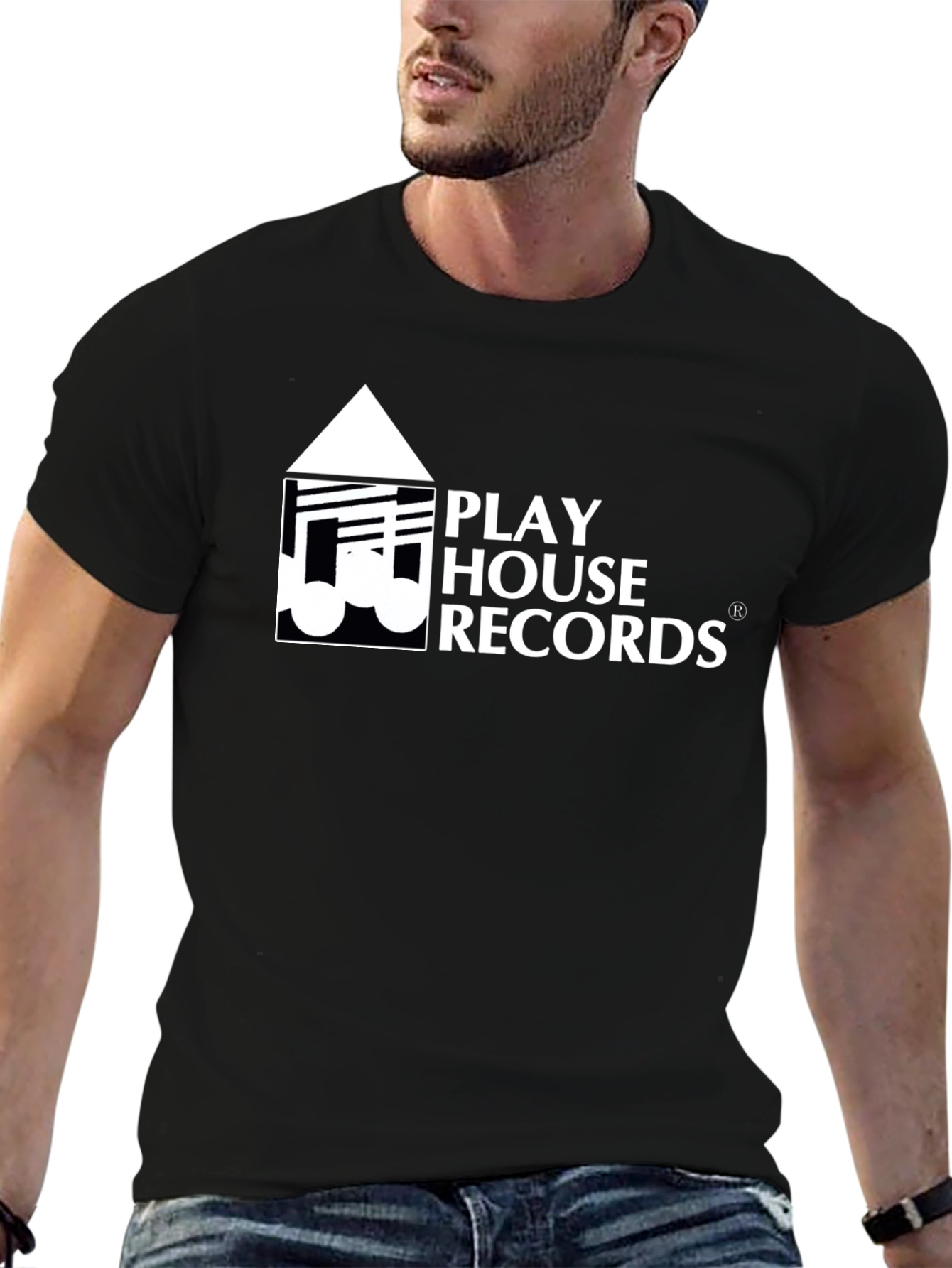 Play House Records Black T-Shirt