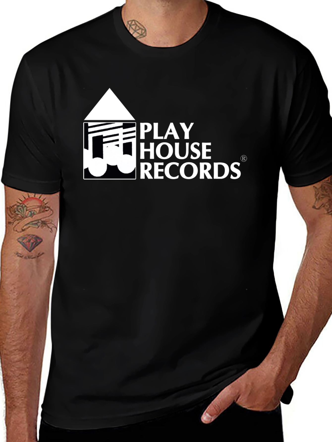 Play House Records Black T-Shirt