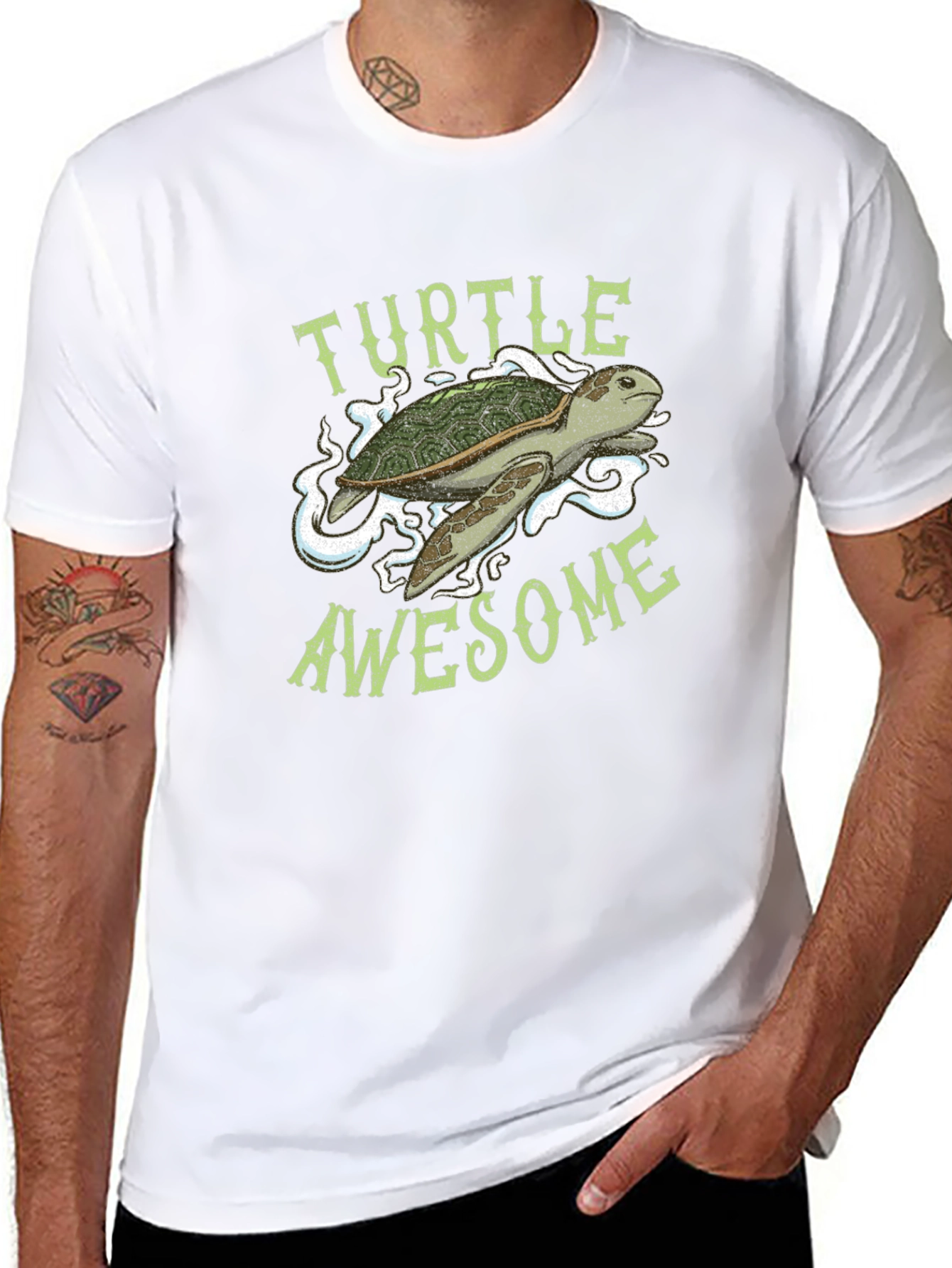 Turtle Awesome Graphic T-Shirt