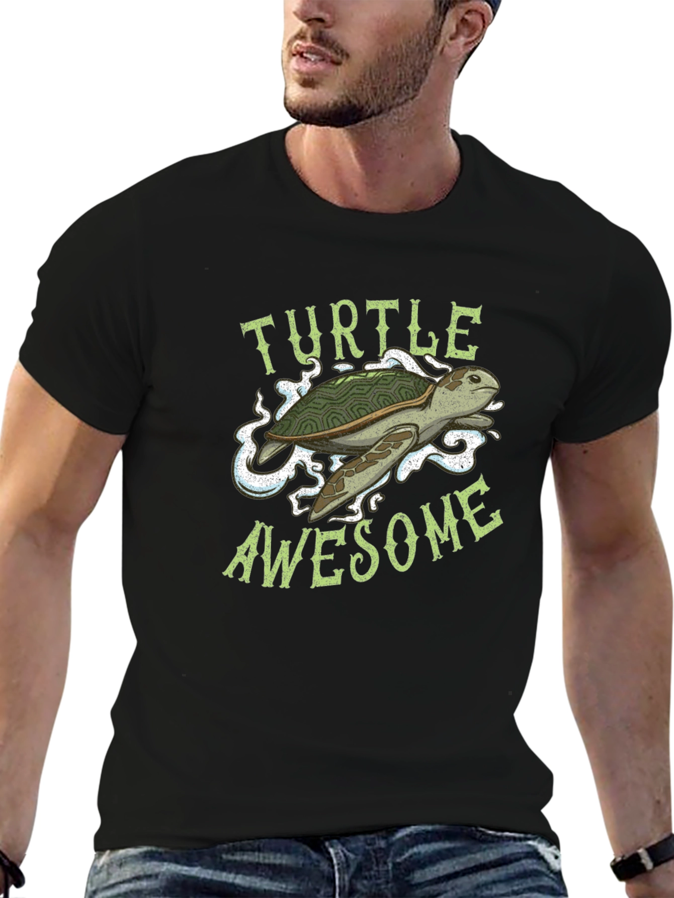 Turtle Awesome Graphic T-Shirt
