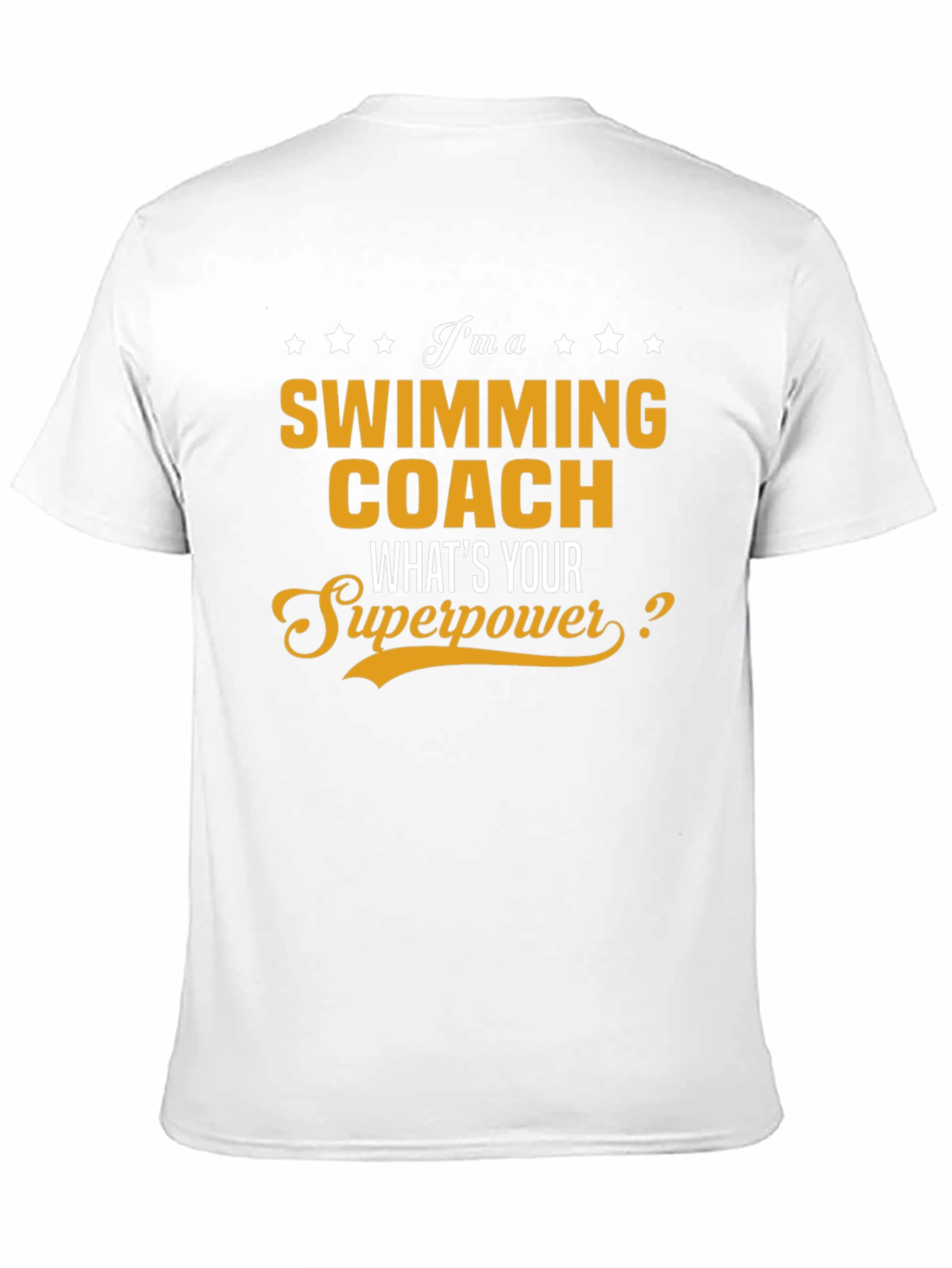Swimming Coach Superpower T-Shirt