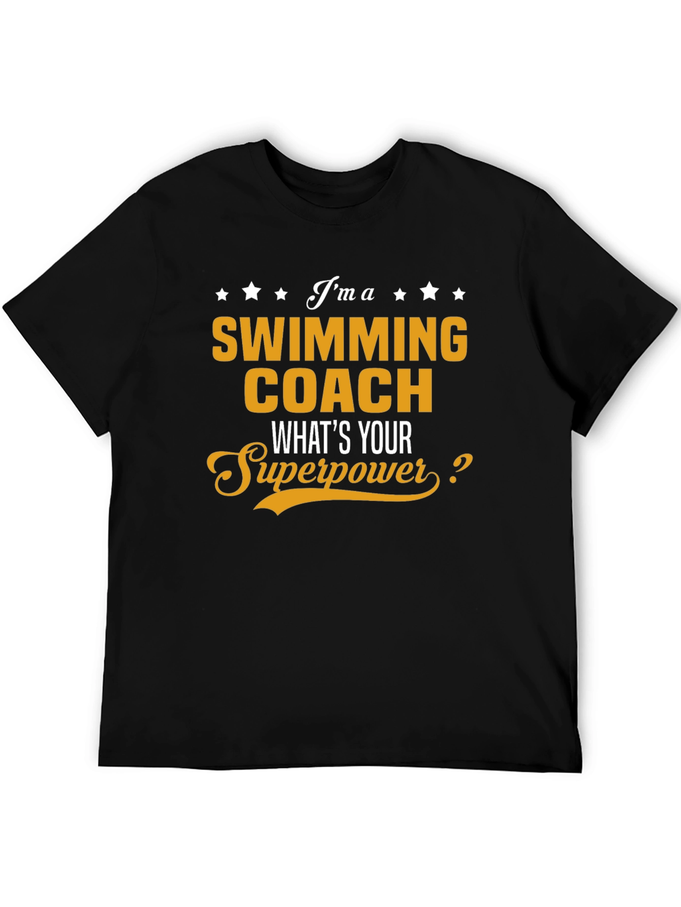 Swimming Coach Superpower T-Shirt