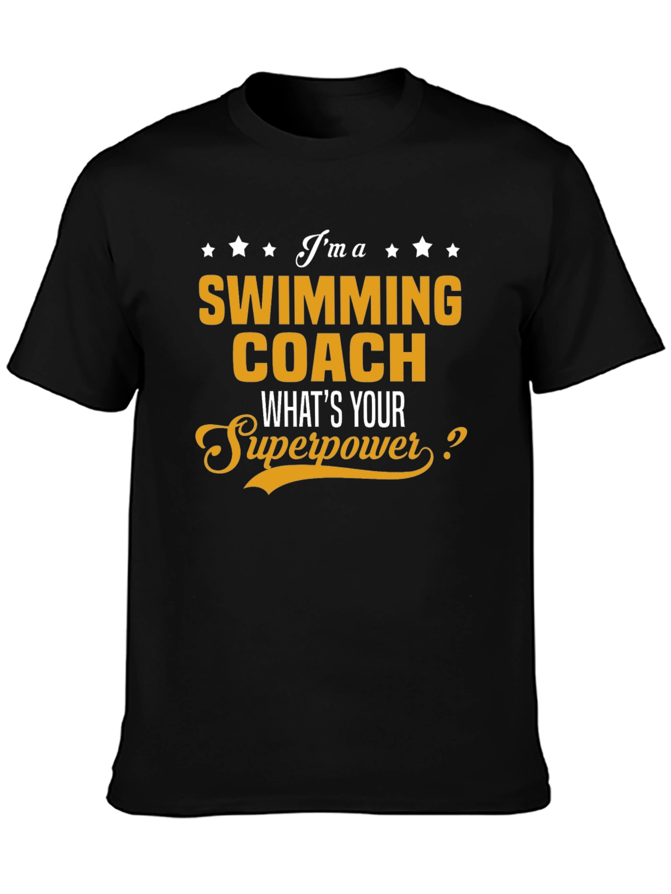 Swimming Coach Superpower T-Shirt