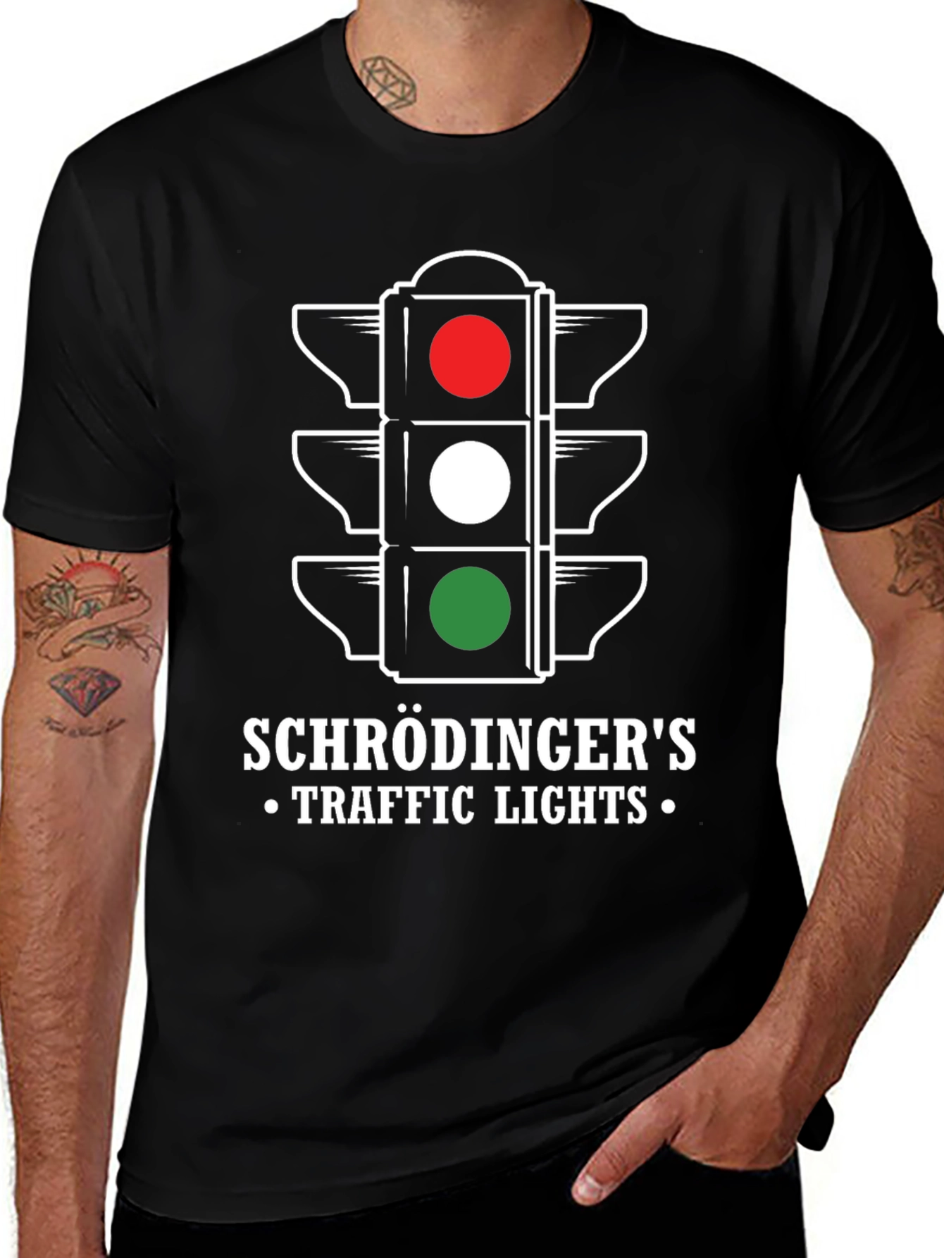 Schrödingers Traffic Lights Graphic Tee