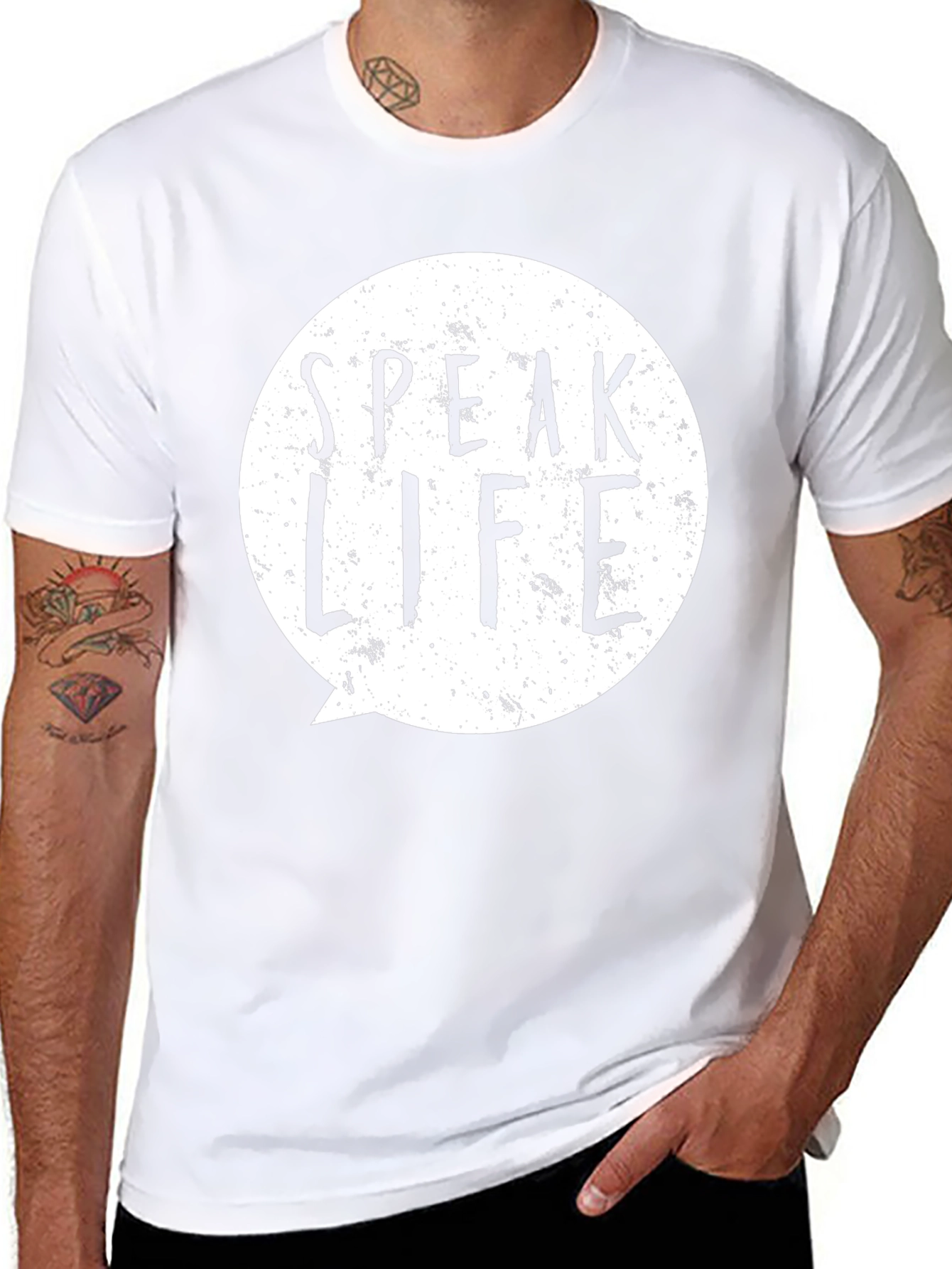 Speak Life Graphic T-Shirt - Black