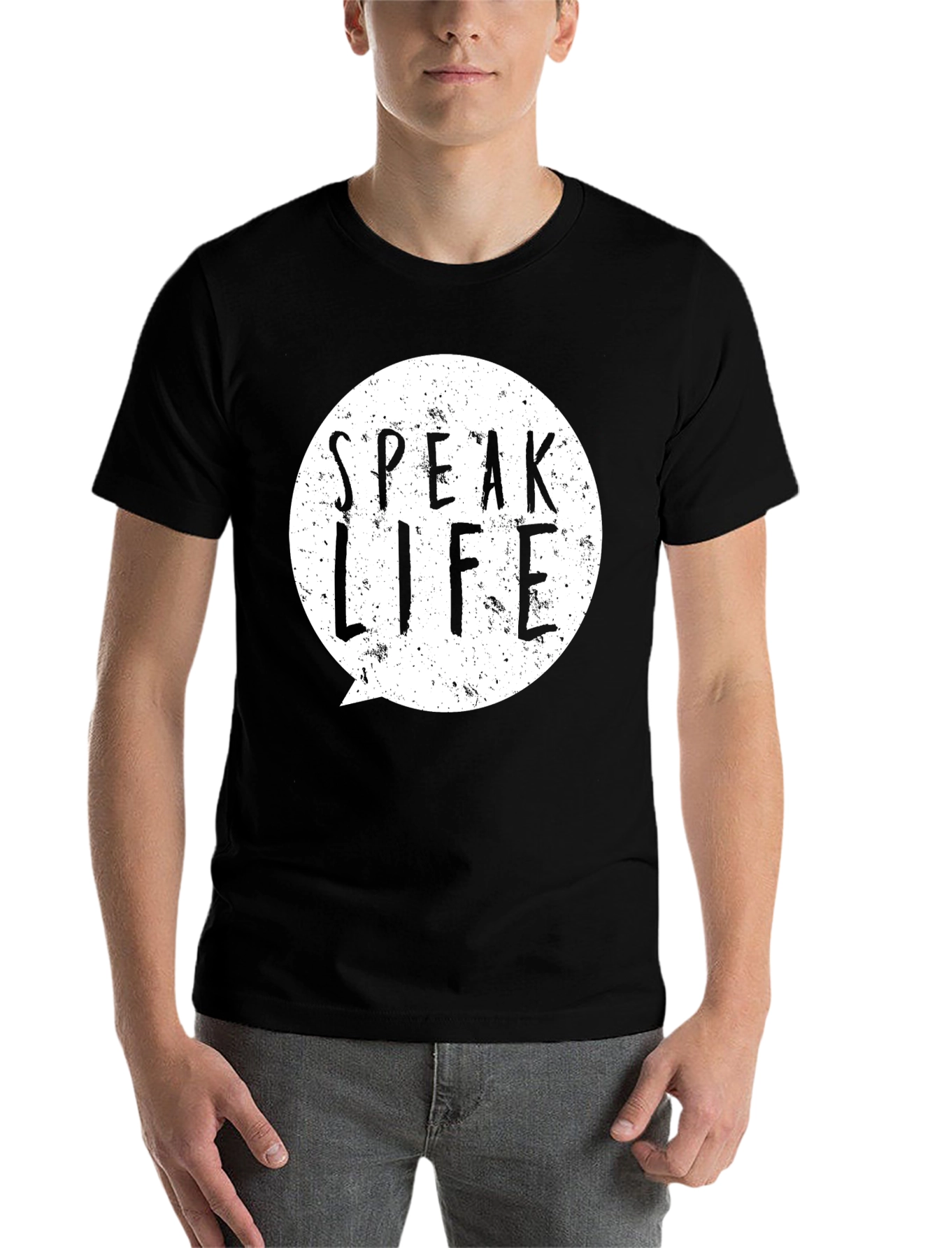 Speak Life Graphic T-Shirt - Black