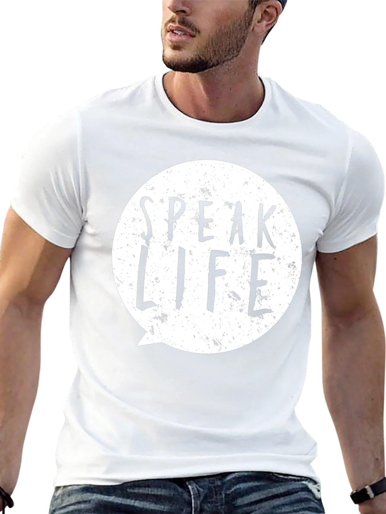 Speak Life Graphic T-Shirt - Black