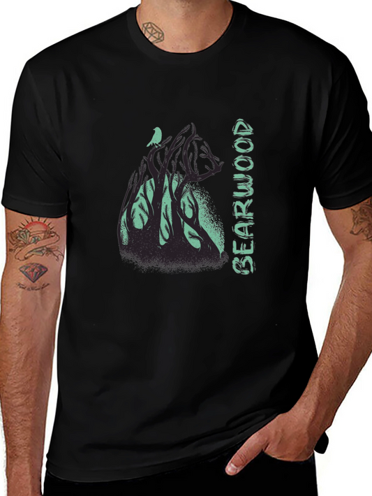 Bearwood Black Graphic Tee