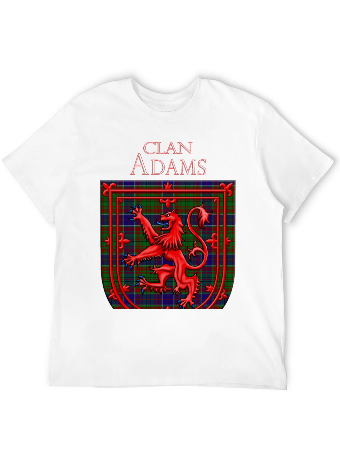 Clan Adams Scottish Tartan T-Shirt