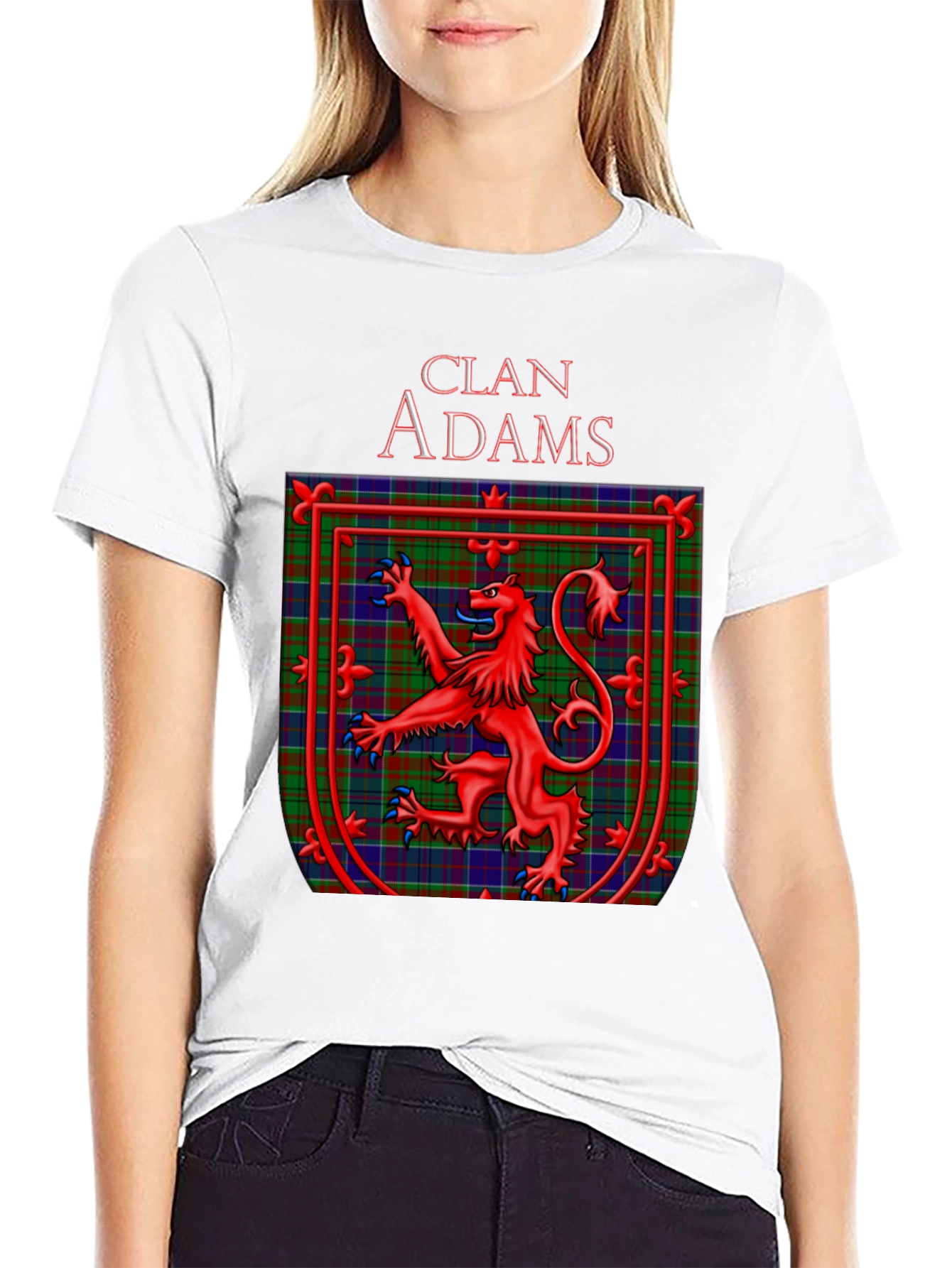 Clan Adams Scottish Tartan T-Shirt