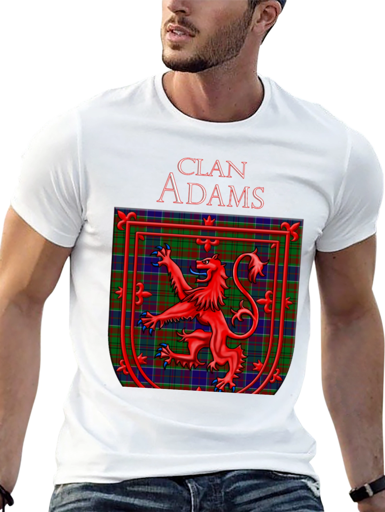 Clan Adams Scottish Tartan T-Shirt