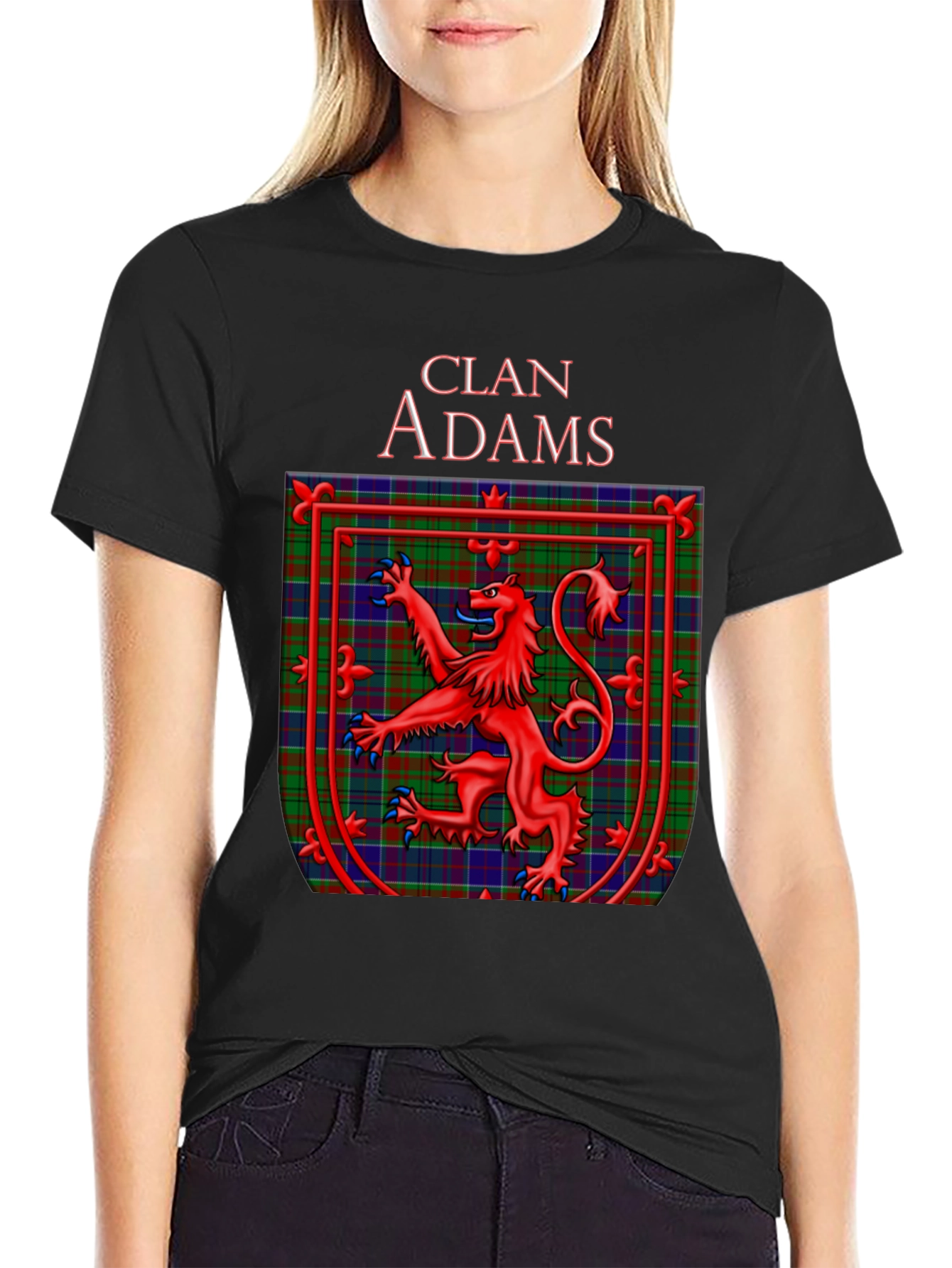 Clan Adams Scottish Tartan T-Shirt