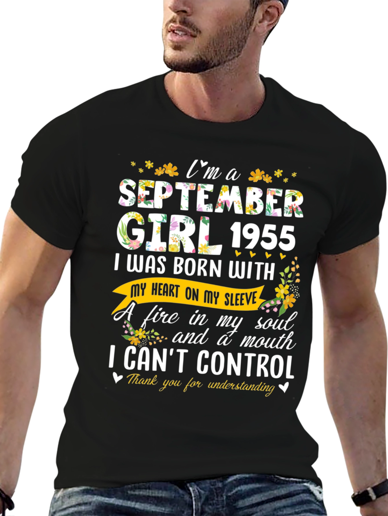 September Girl 1955 Birthday T-Shirt