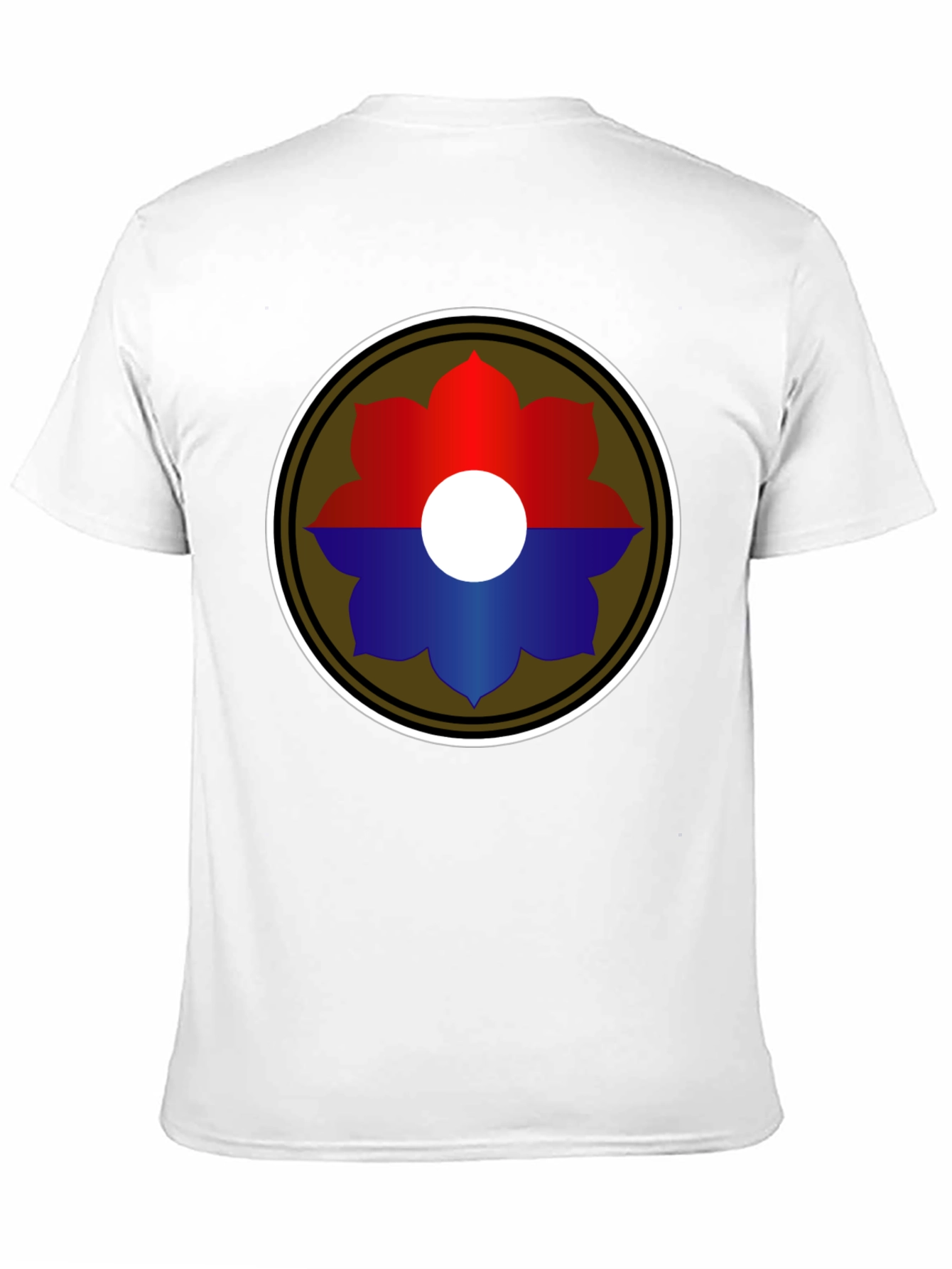 Embroidered Flower Graphic T-Shirt