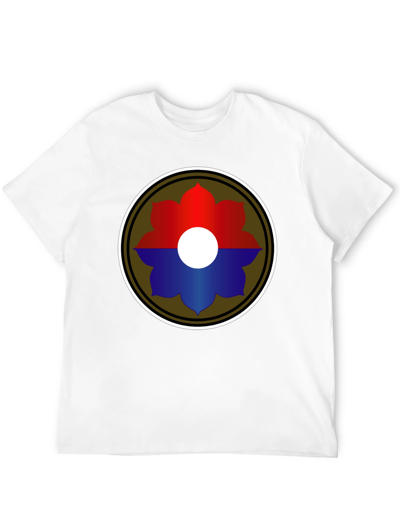 Embroidered Flower Graphic T-Shirt