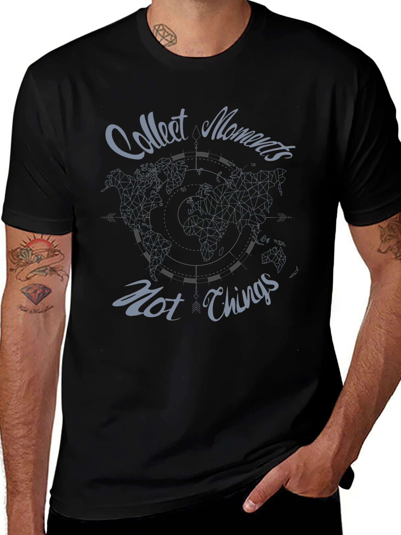 Collect Moments Graphic T-Shirt - Stylish Traveler Tee