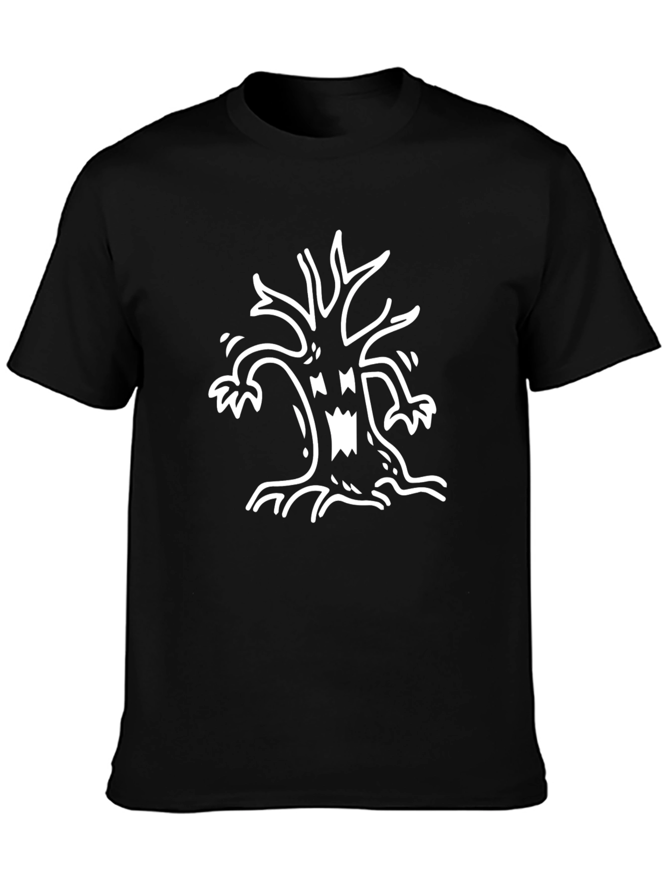 Spooky Tree Graphic Tee - Halloween Shirt