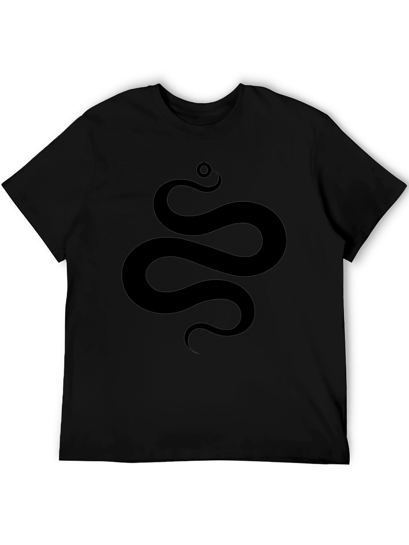 Serpentine Graphic Tee - Sleek Snake Design Soft Cotton
