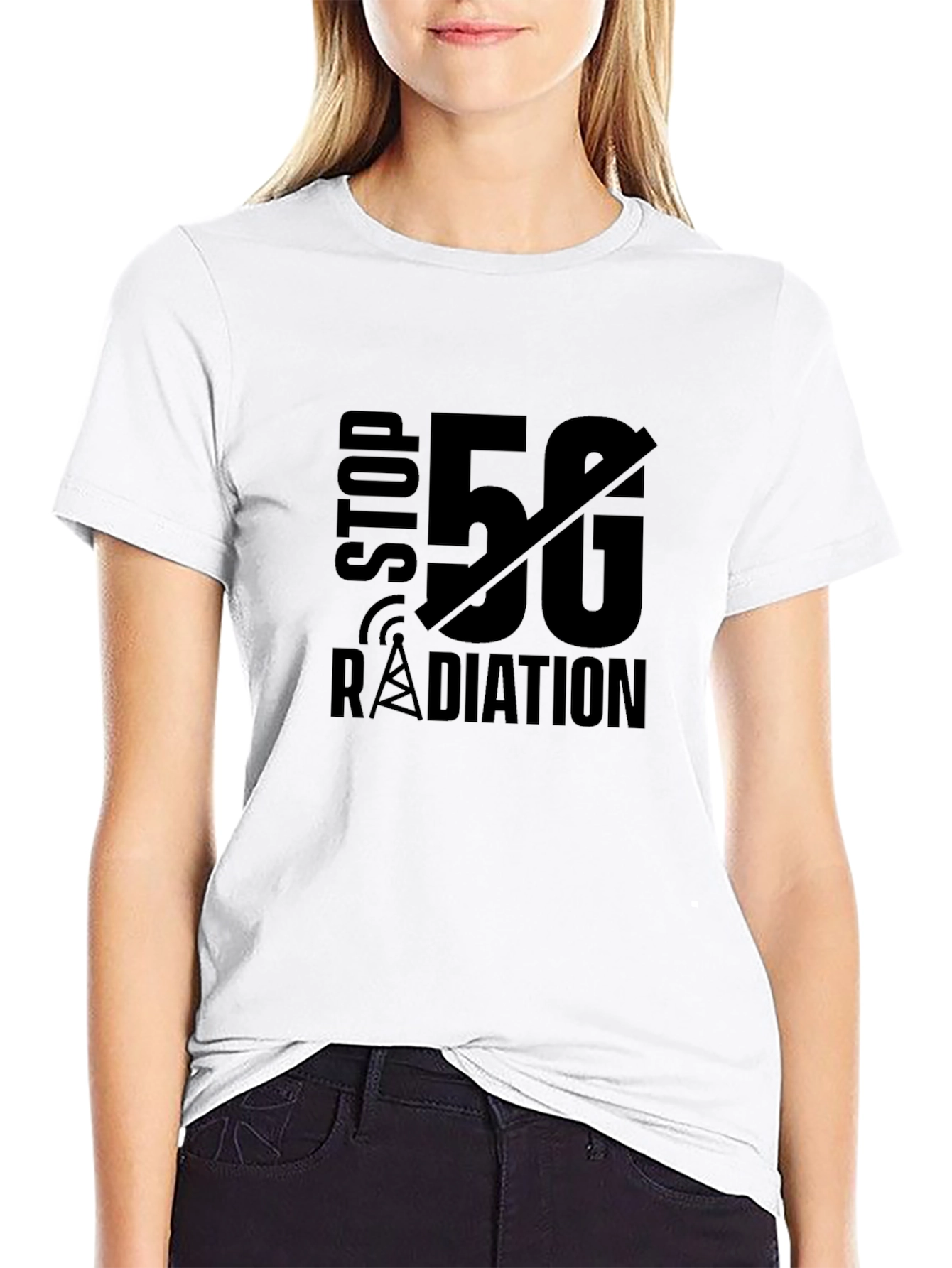 Stop 5G Radiation Graphic T-Shirt