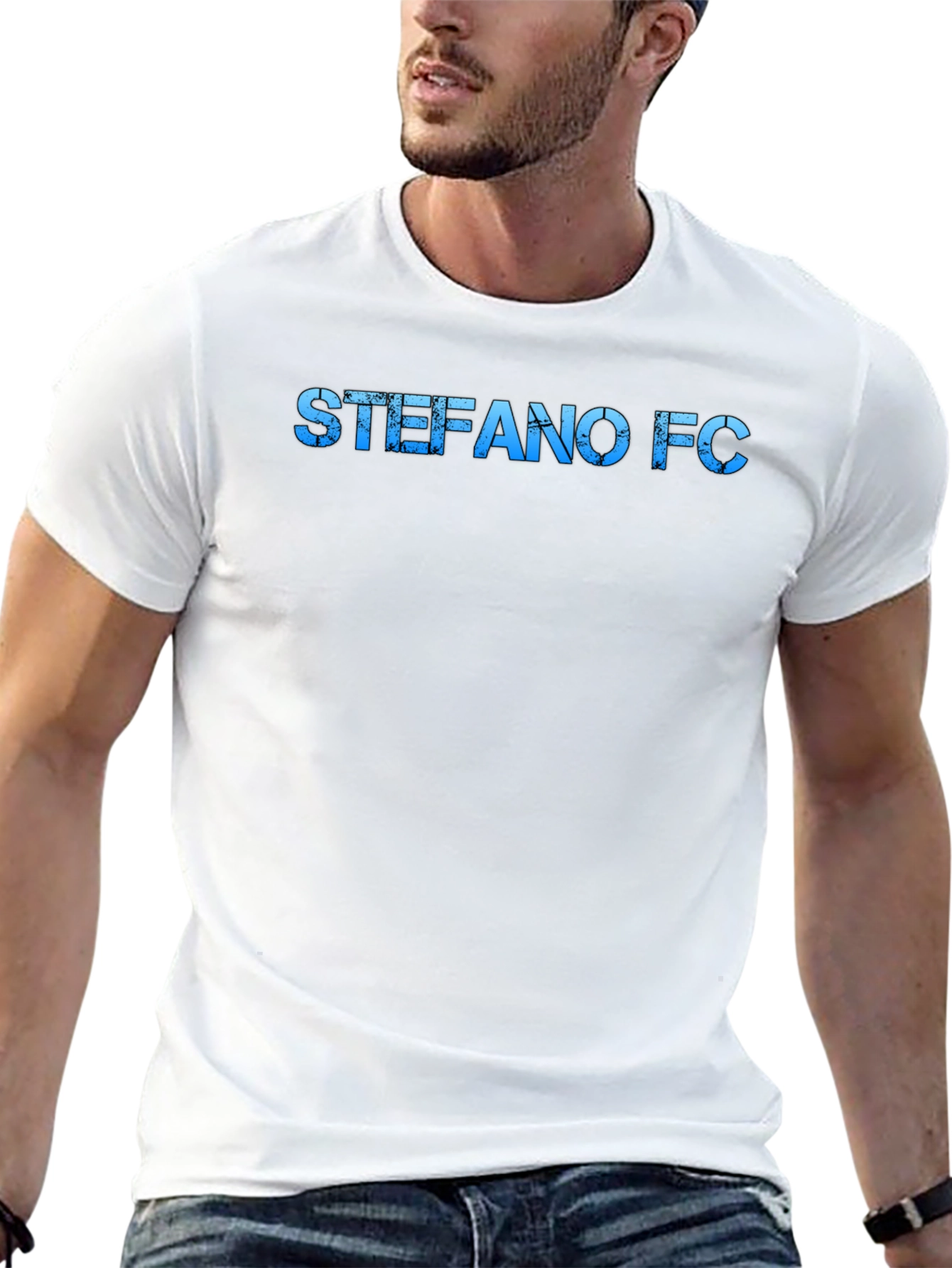 Stefano FC Black Graphic T-Shirt