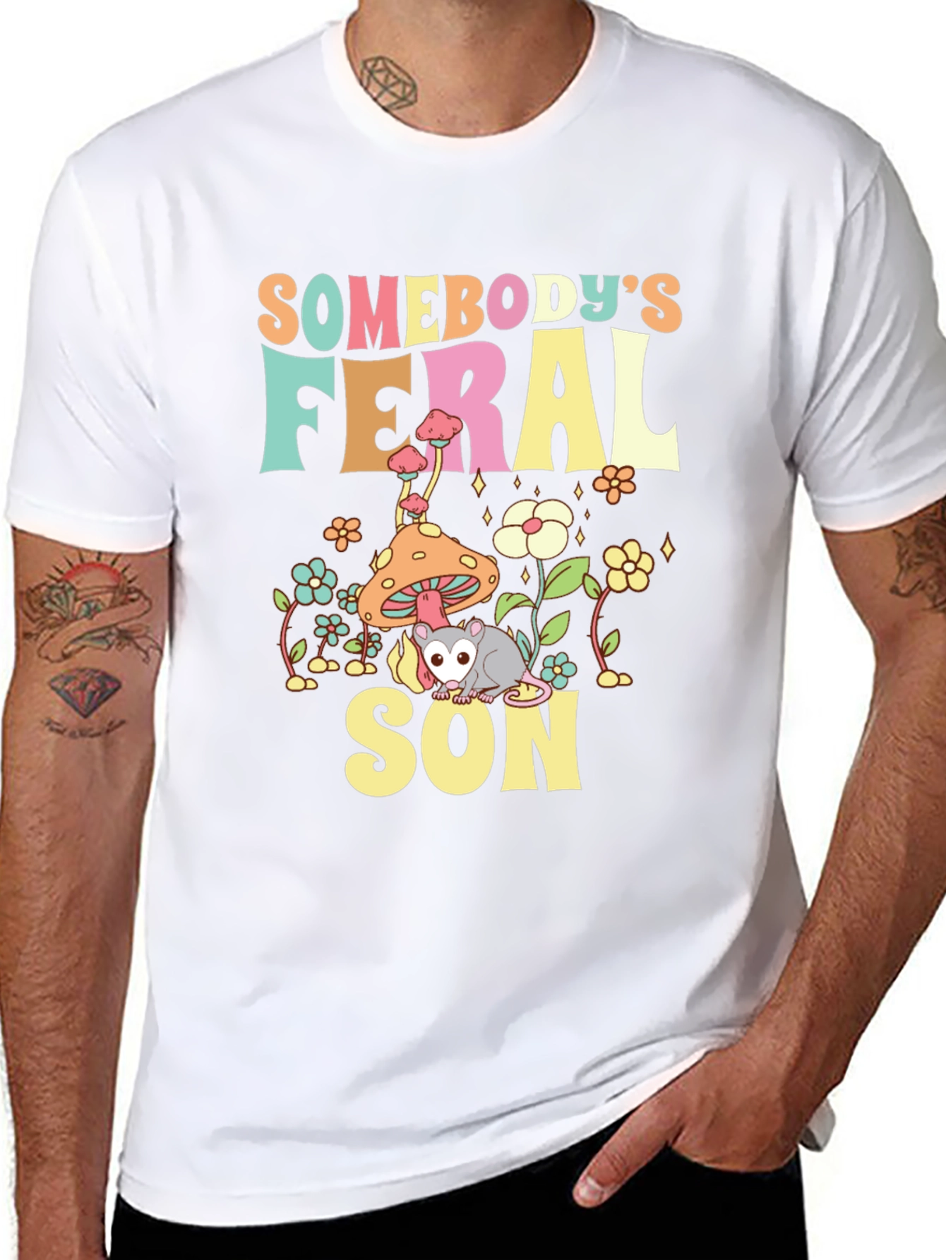 Somebodys Feral Son T-Shirt