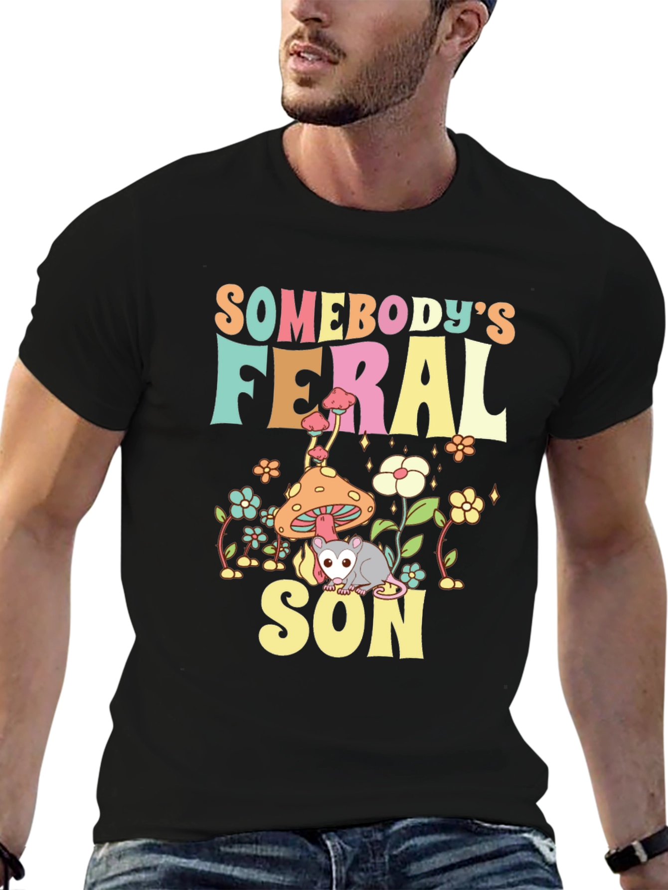 Somebodys Feral Son T-Shirt